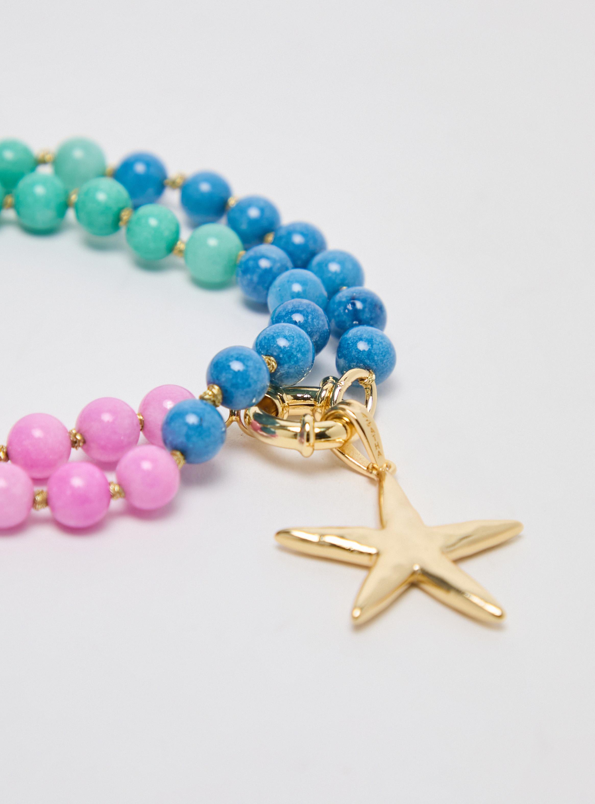 Collar Corto Perlas Jade Colgante Estrella de Mar Tiare Colaboración María Pombo-3