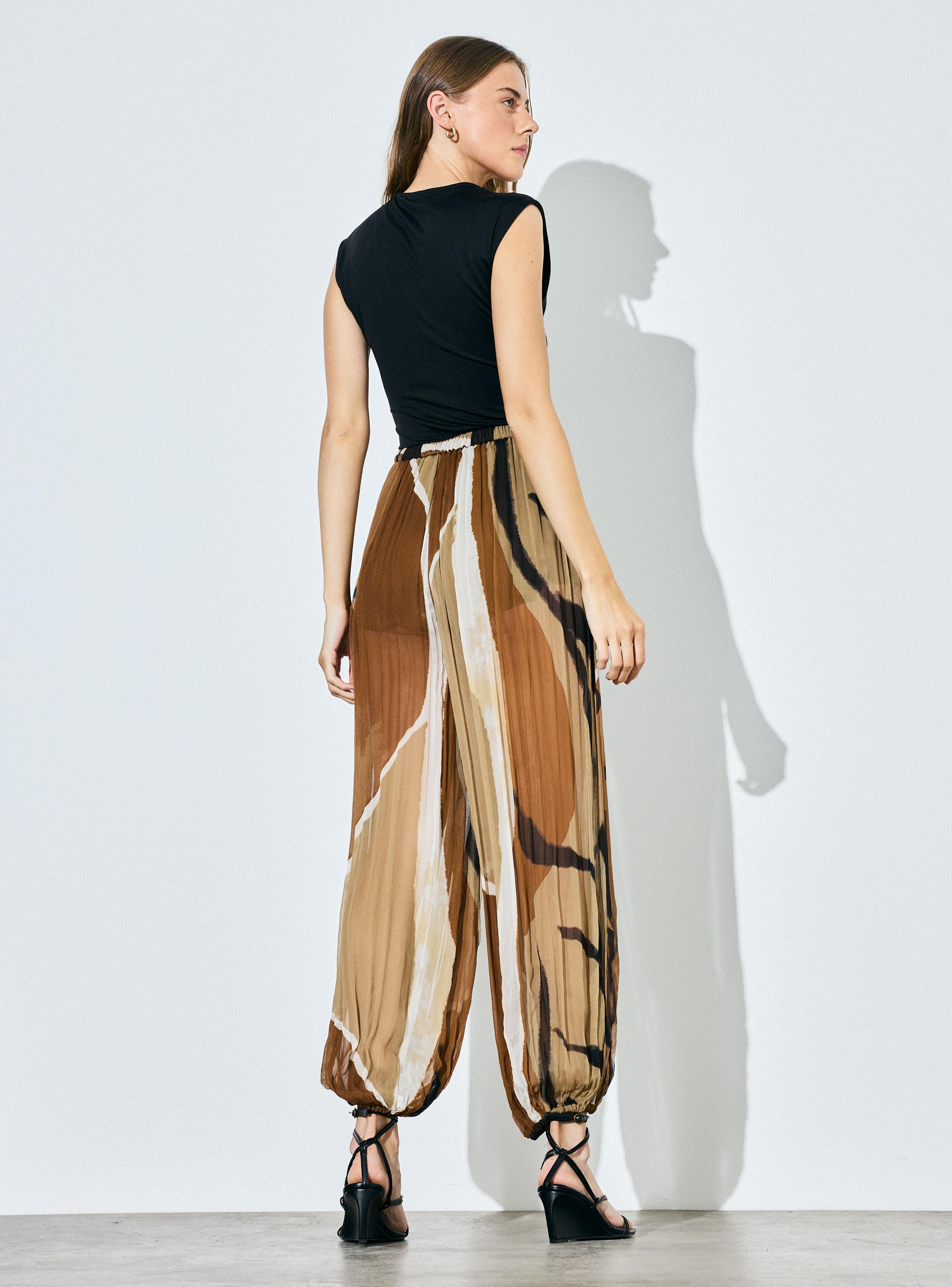 Pantalón Aladino Tipo Bombacho Estampado-5