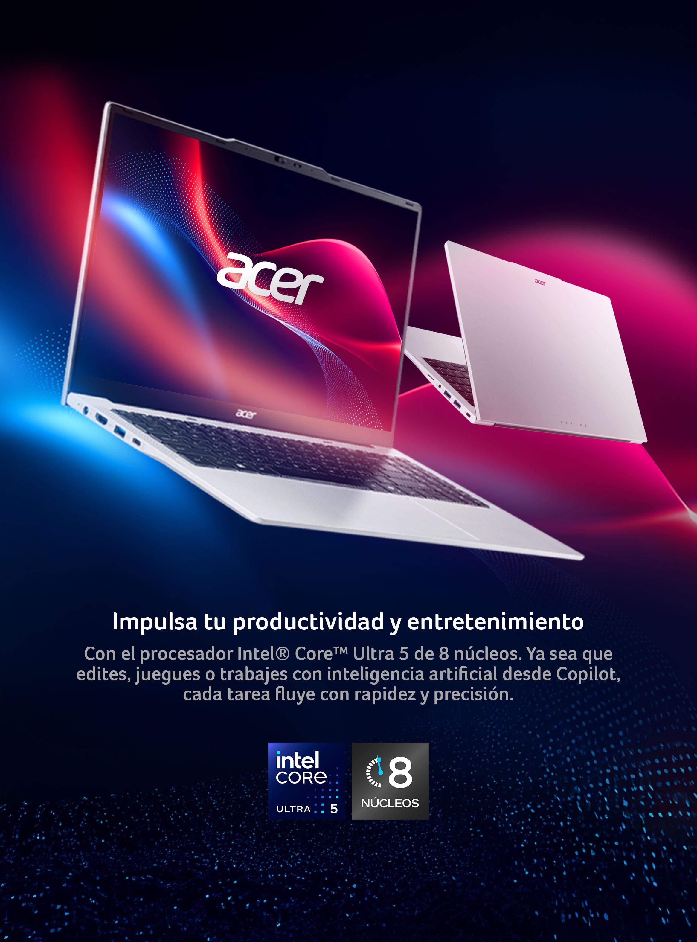 Notebook Aspire Lite AL16-53P-578Y-1 Intel Core Ultra 5 16GB RAM 512GB SSD 16' WUXGA-4