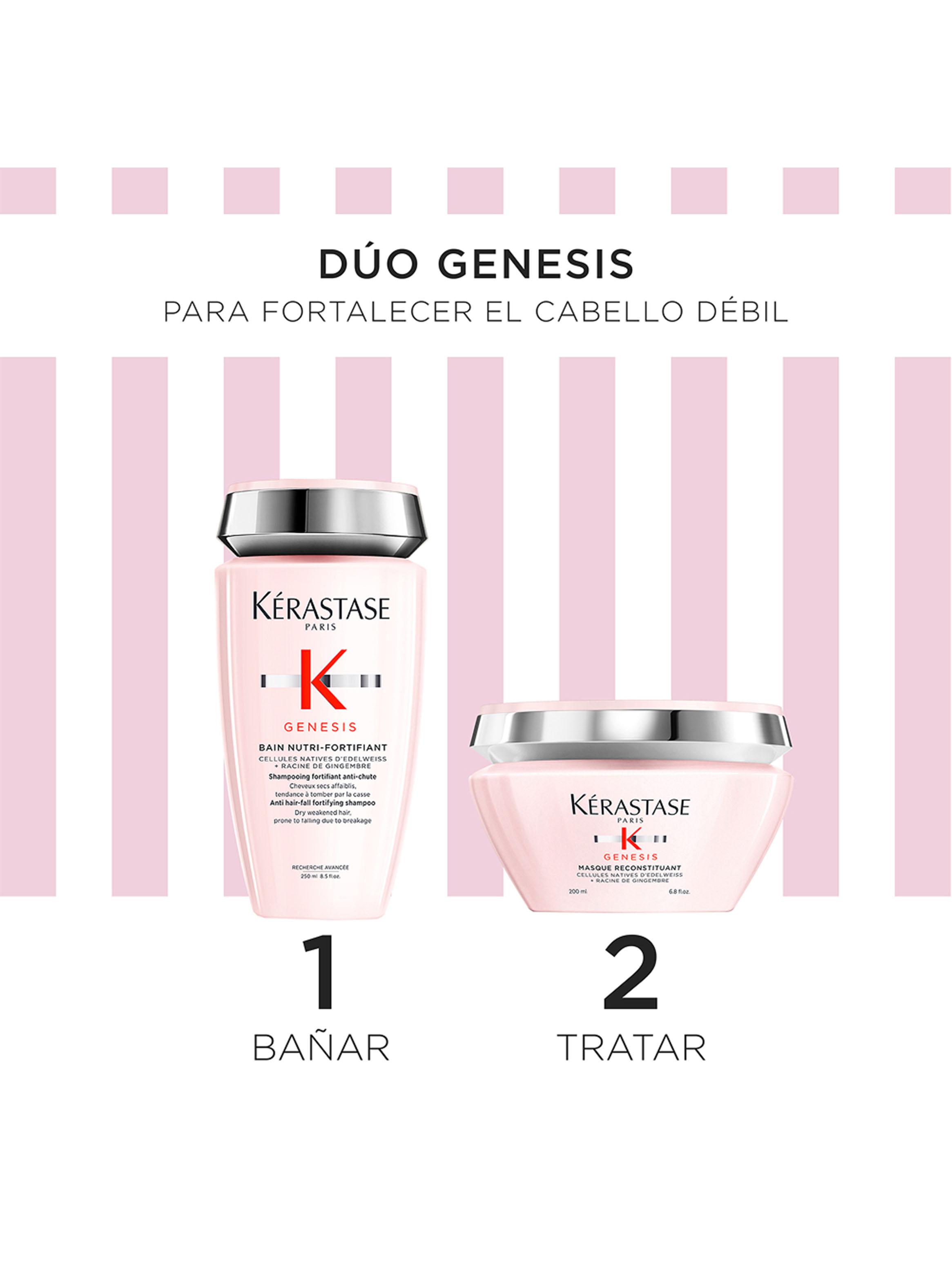 Shampoo Bain Nutri-Fortifiant 250ml + Máscara Masque Reconstituant 200ml-2
