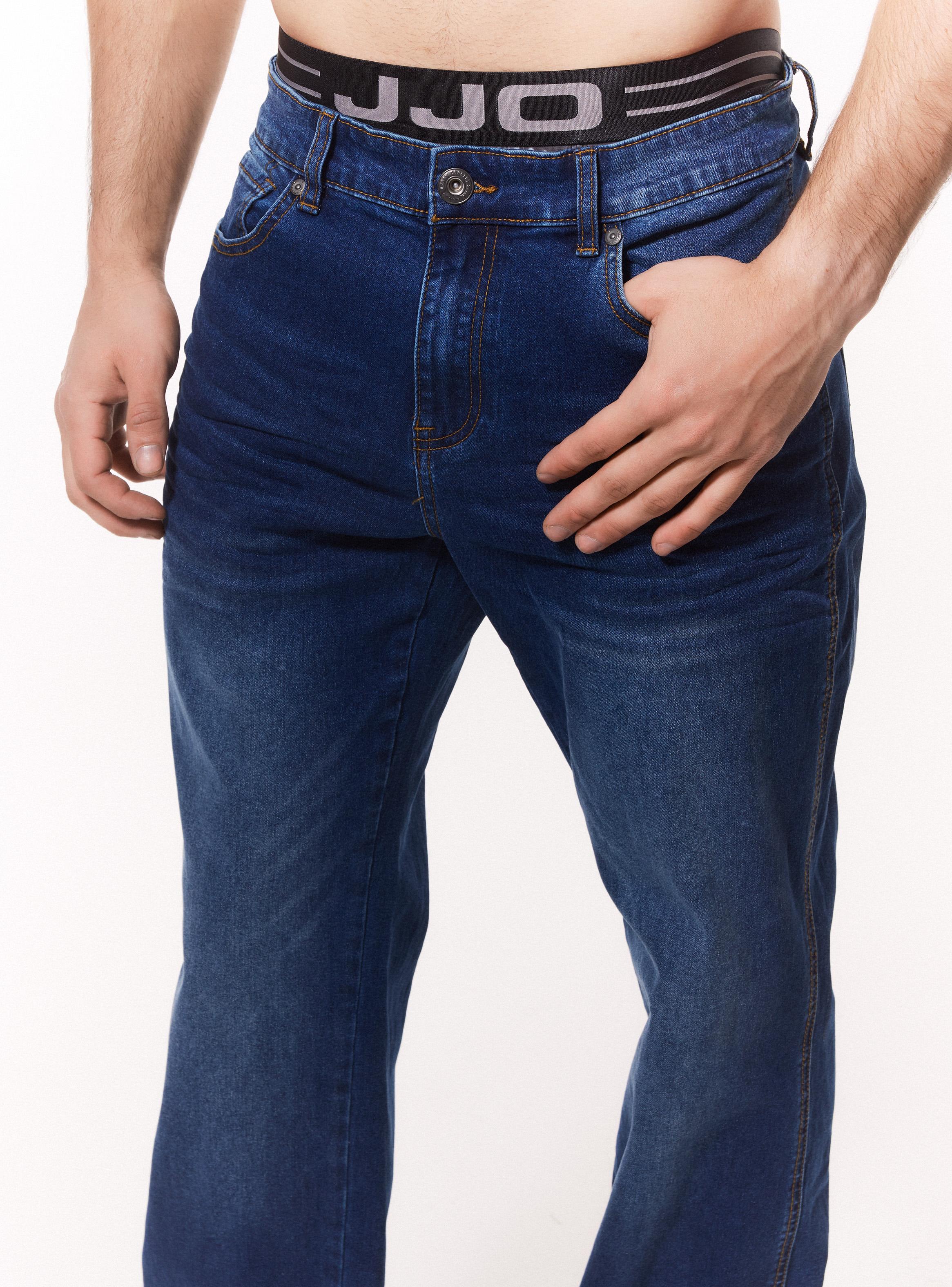 Jeans Straight Color Medio-2