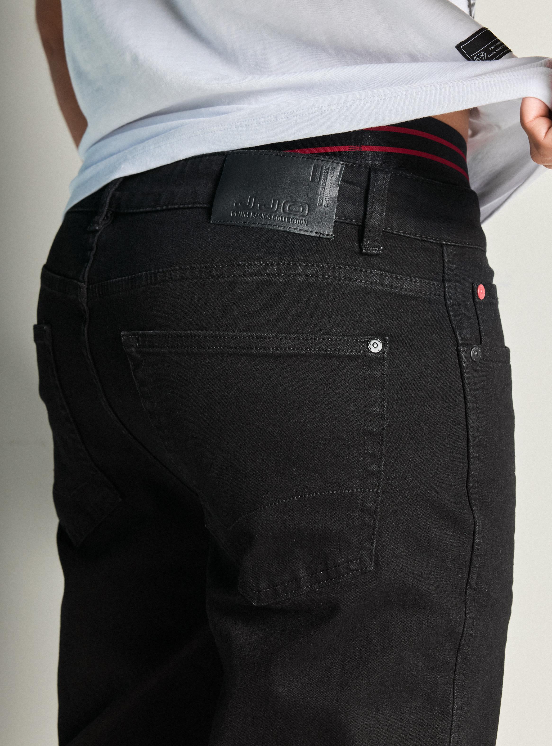 Jeans Straight Color Oscuro-3