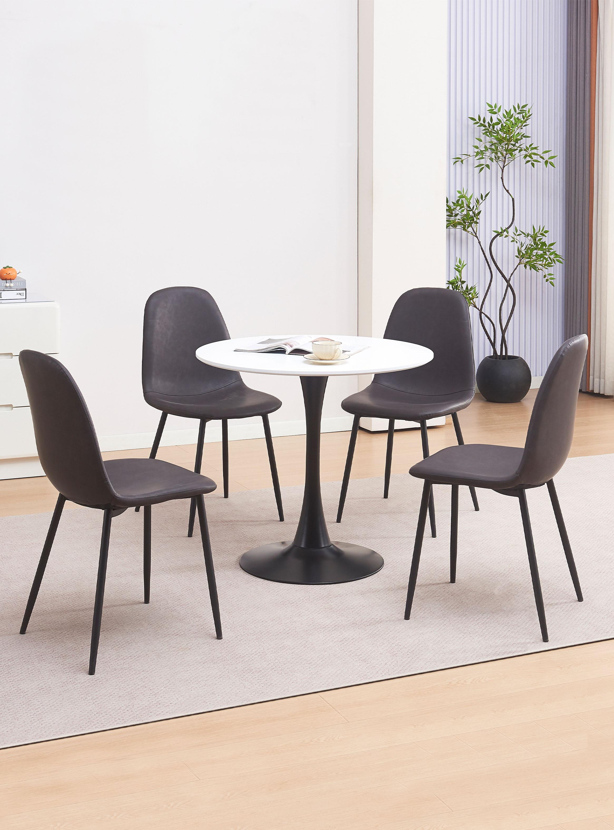 Juego de Comedor Saona Gris 4 Sillas-4