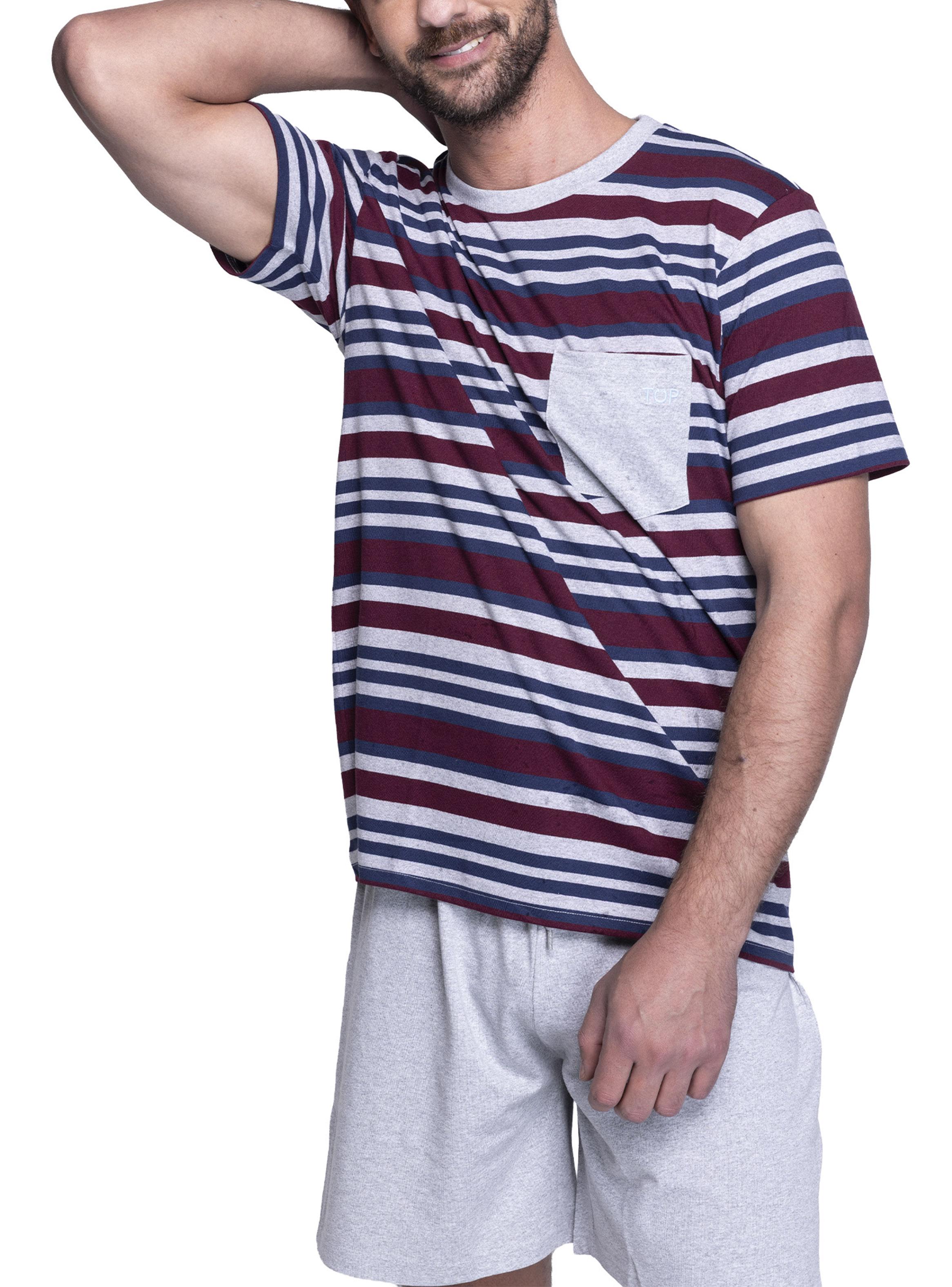 Pijama Lineas Print-2