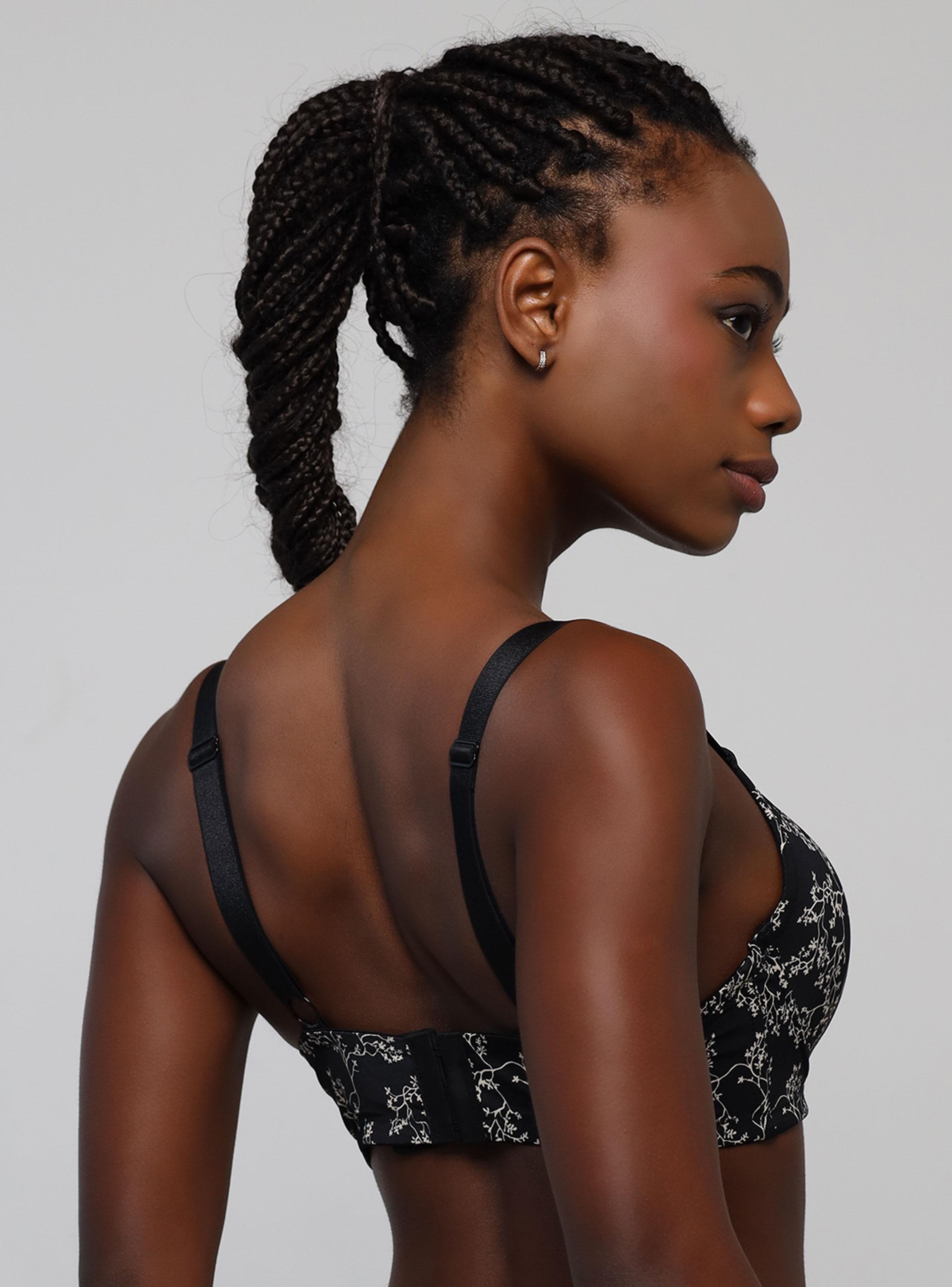 Pack 2 Sostén Diseño Liso y Estampado Copa D-2