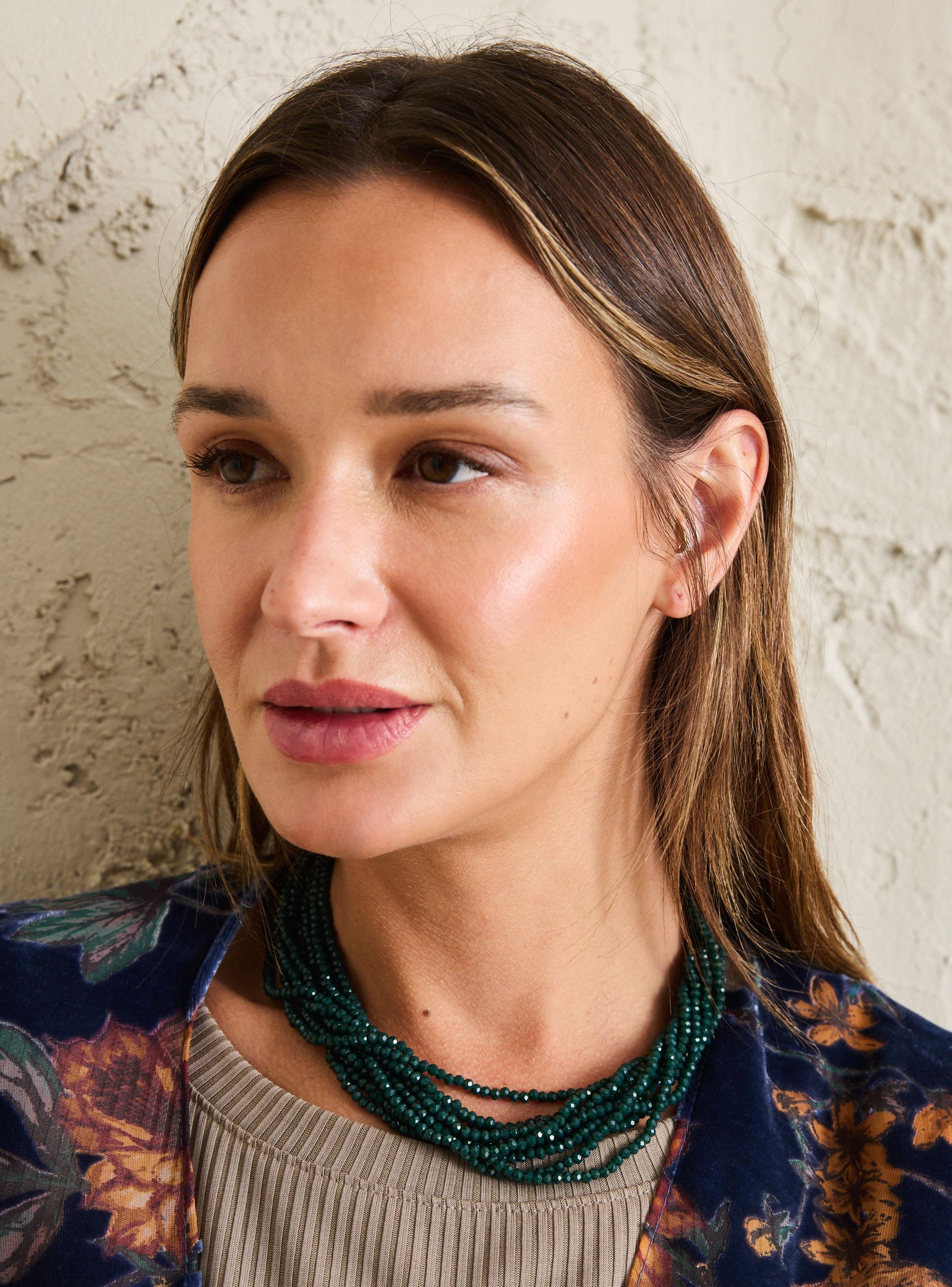 Collar Mostacillas Verde-2