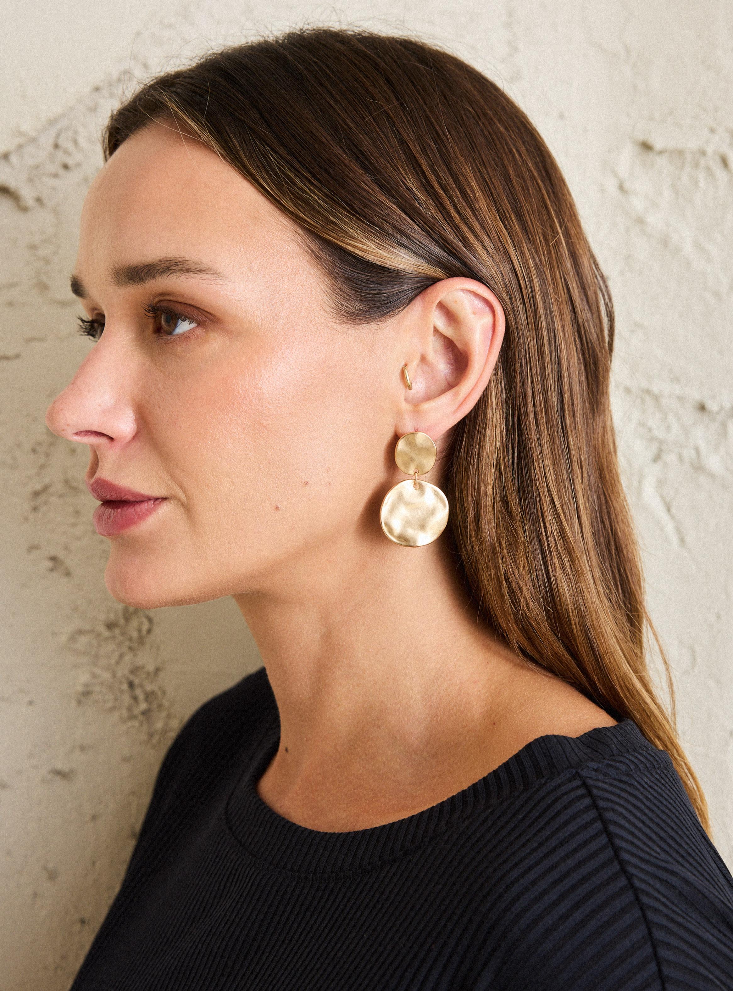 Aros Colgantes con Formas Orgánicas-3