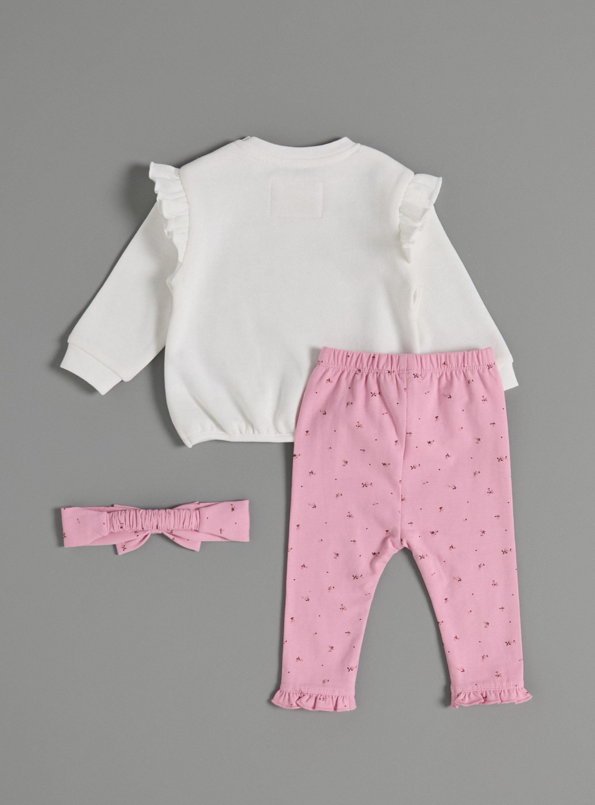 Conjunto con Cintillo y Estampado Floral-2