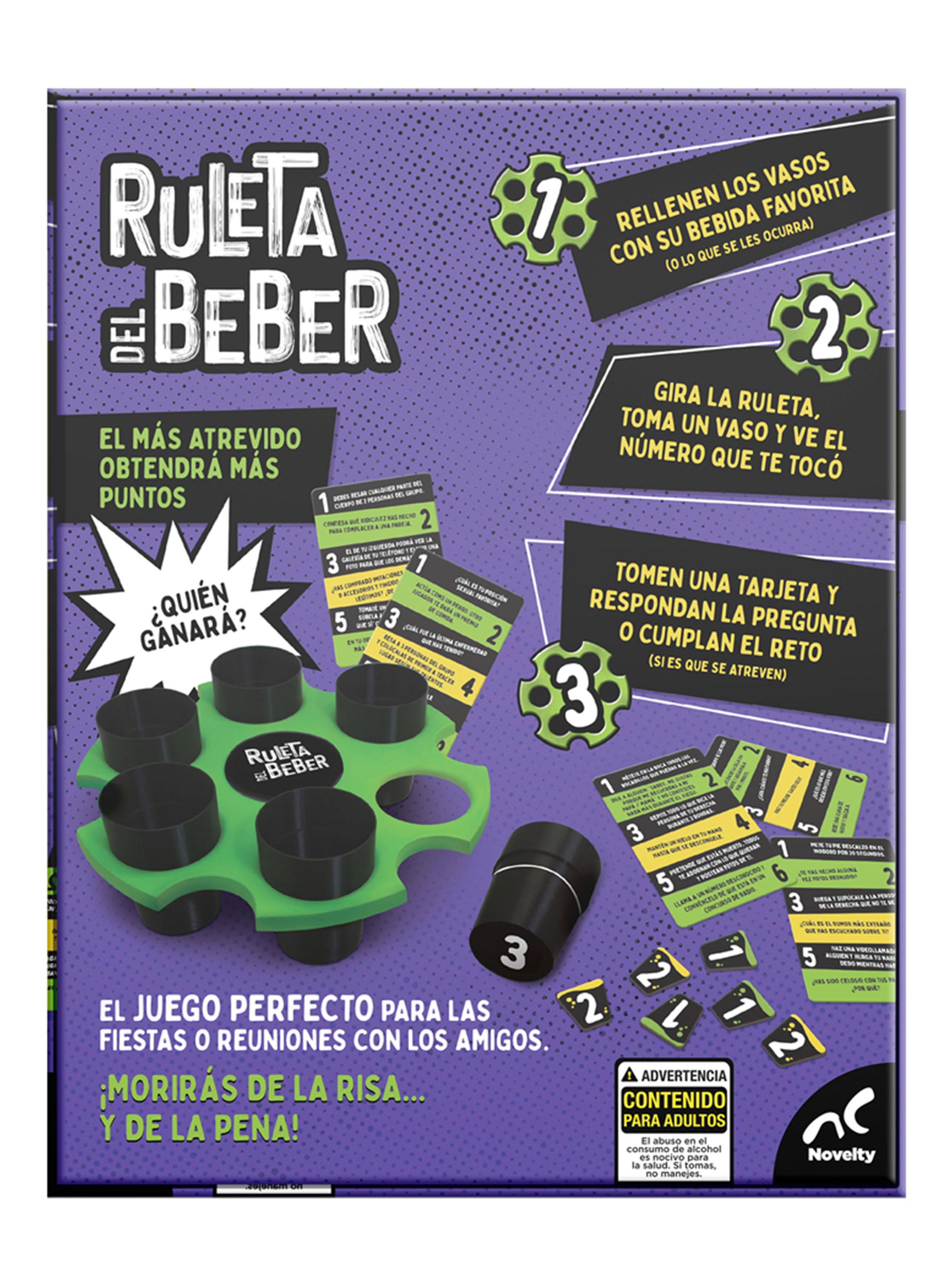 Juego de Mesa para Adultos Ruleta del Beber-2