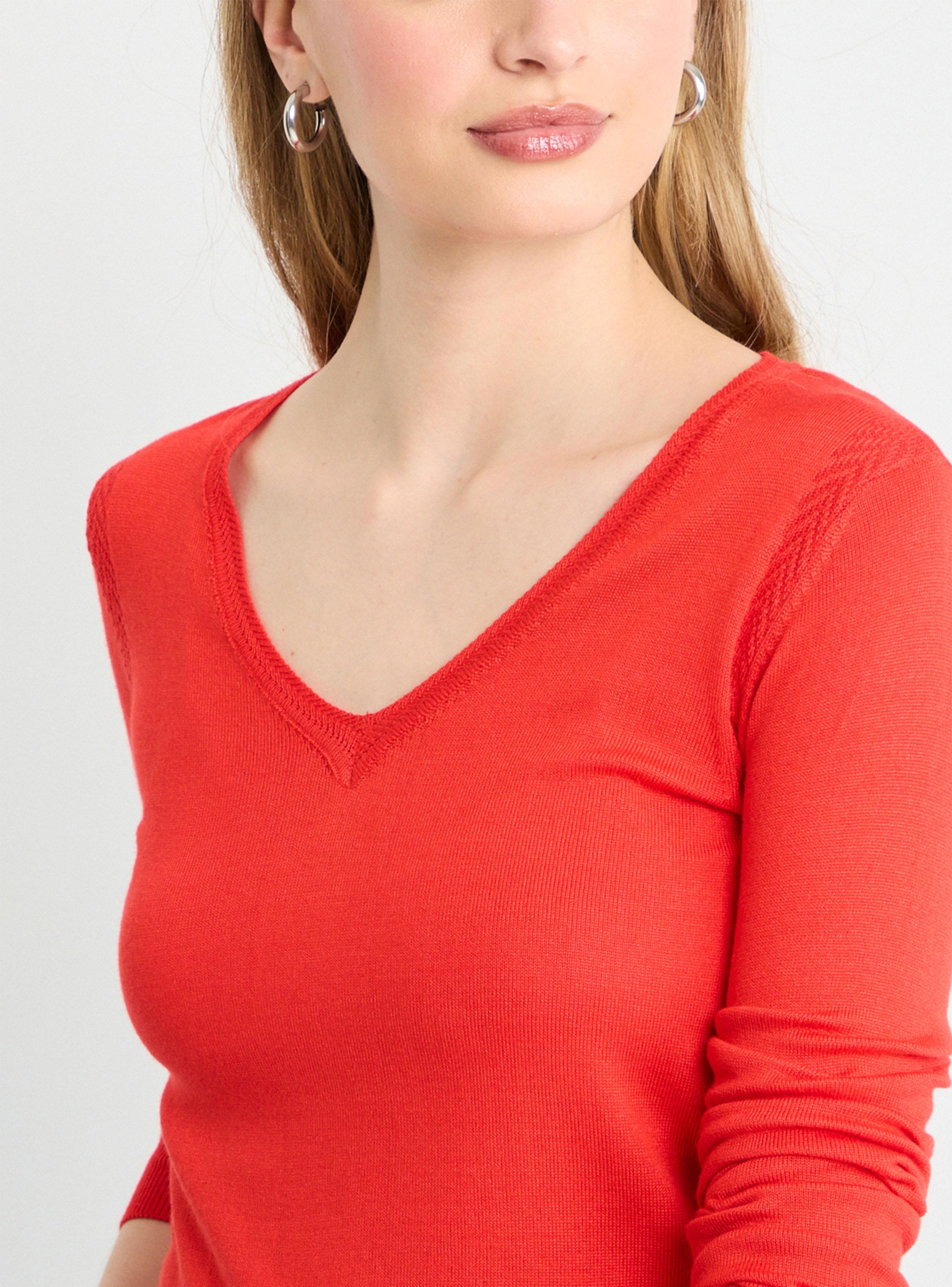 Sweater Liso de Cuello Redondo Diseño-2