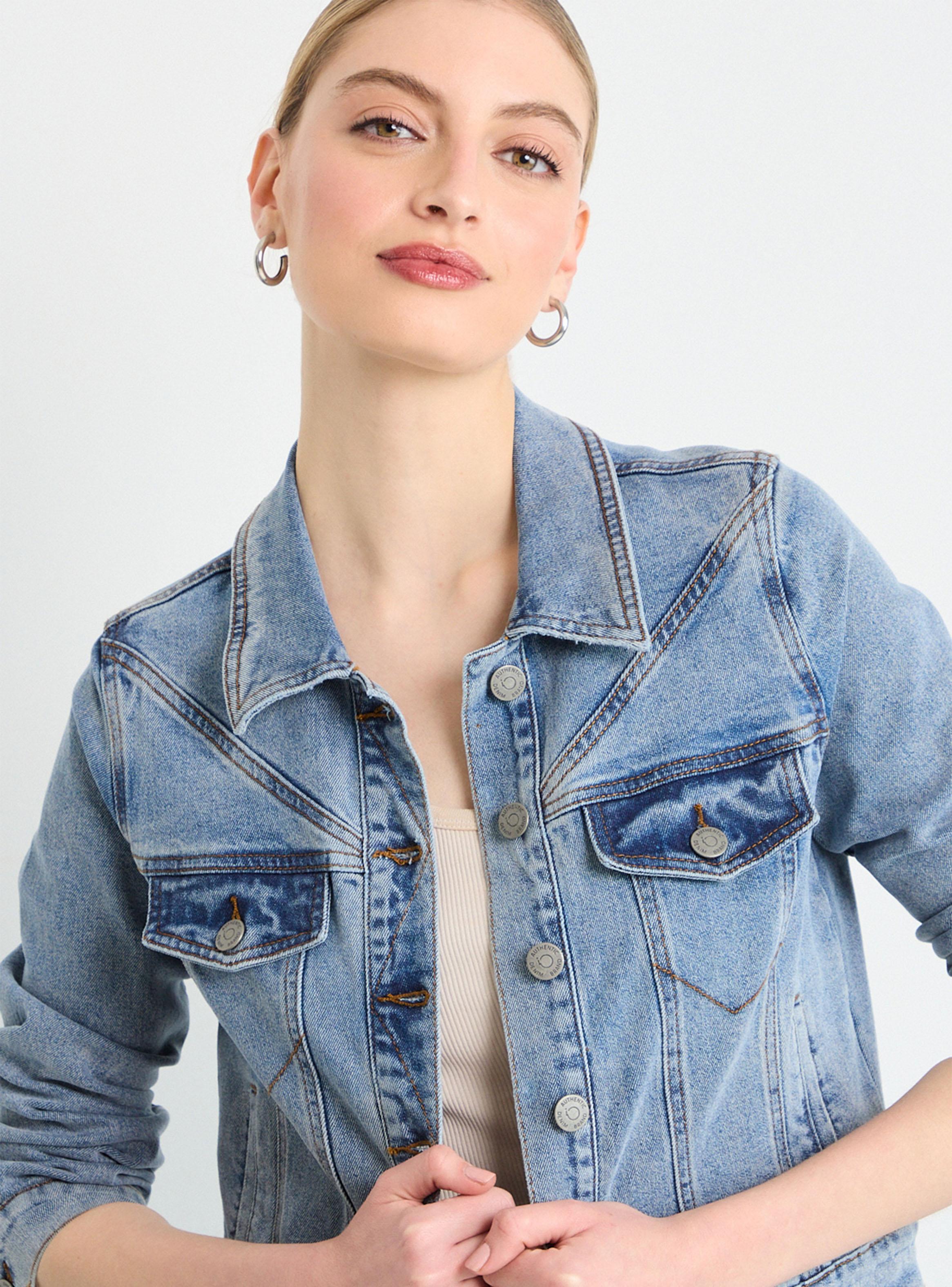 Chaqueta Mezclilla con Botón-2