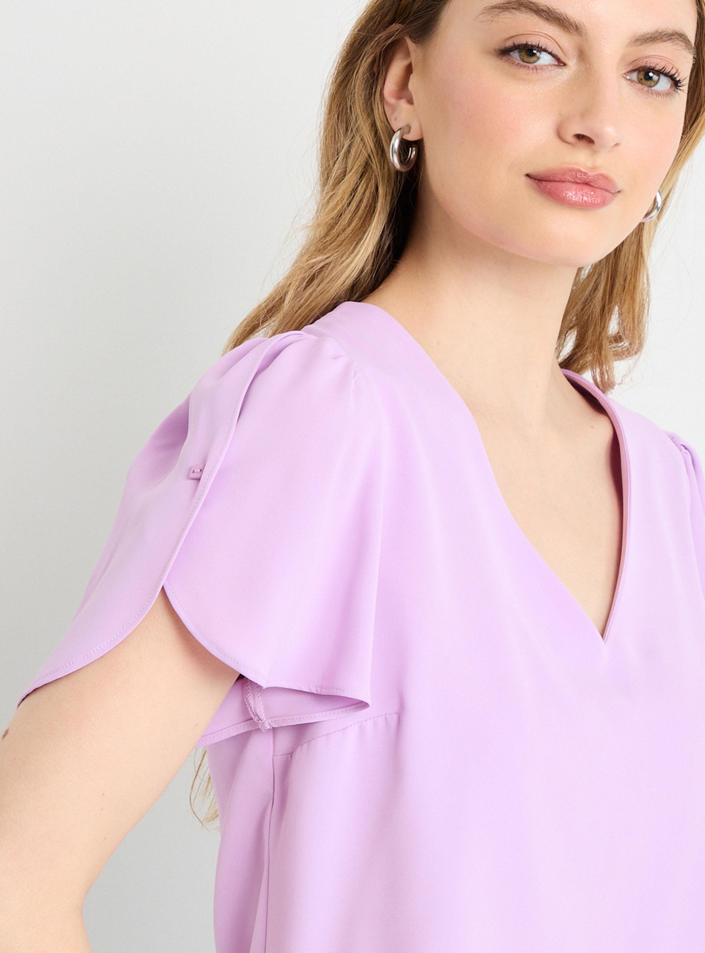 Blusa Lisa Manga Corta Regular Color-2