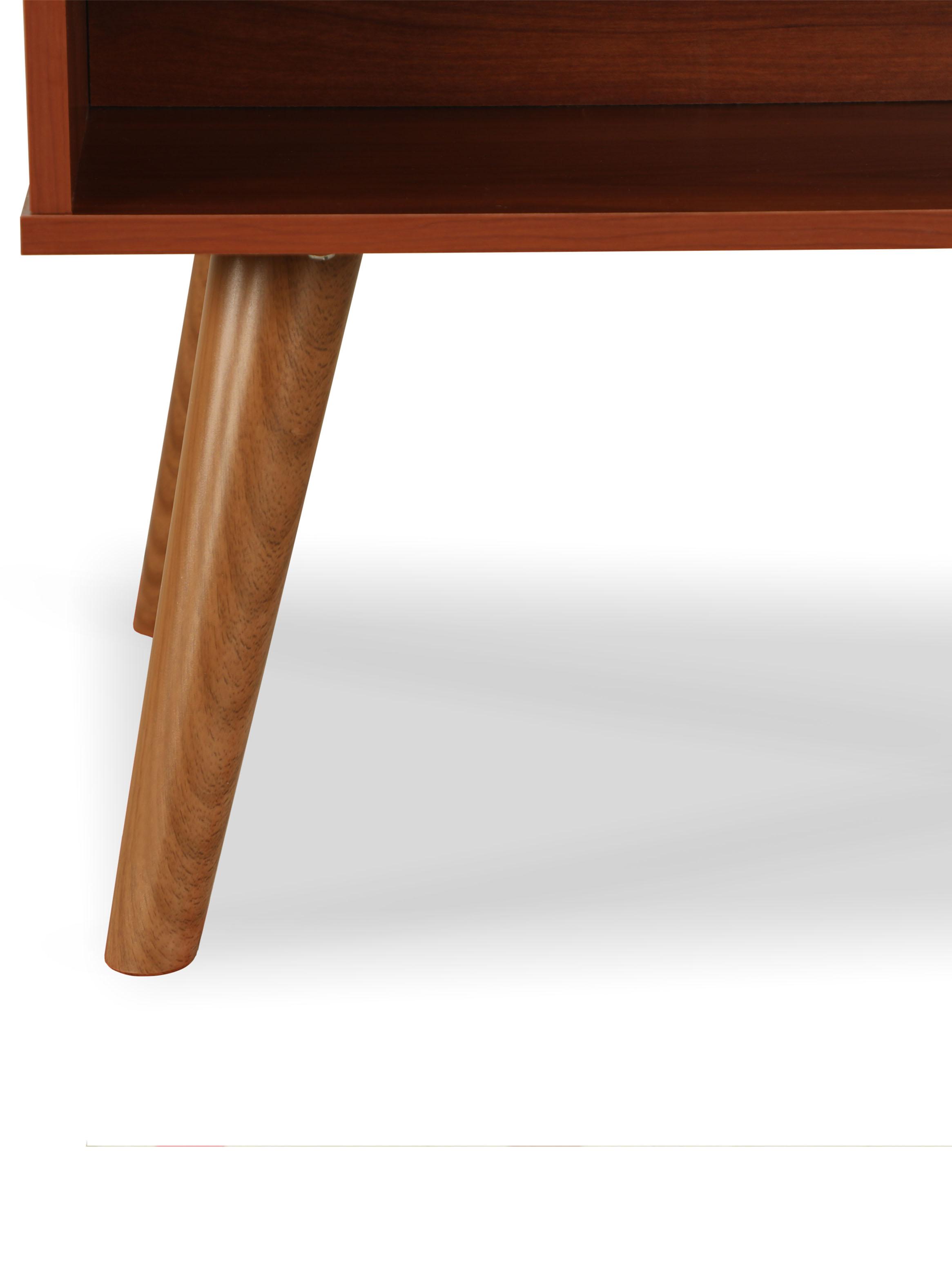 Mesa De Centro Clasica  100x40x45 cm Cerezo-2