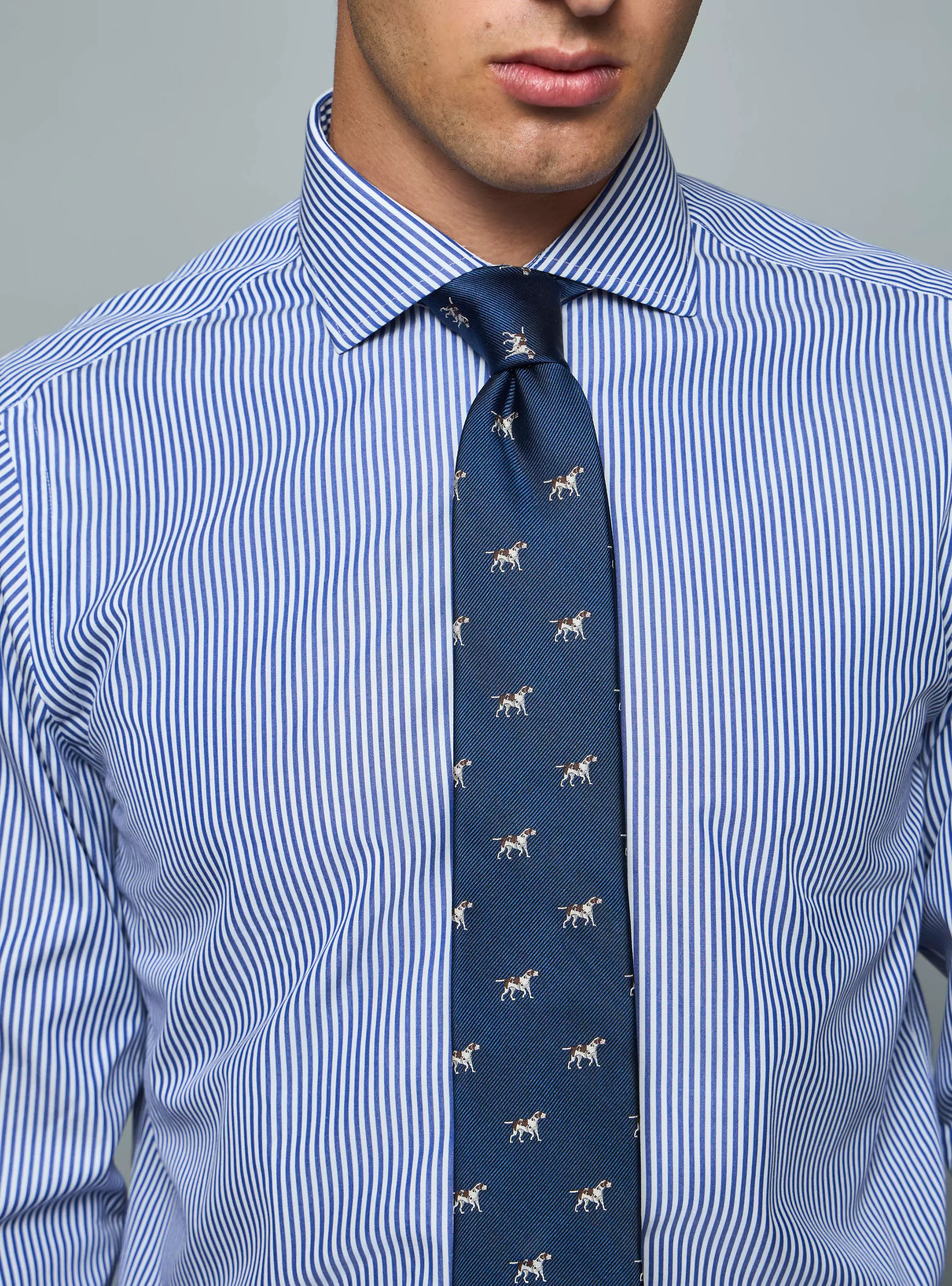 Camisa Vestir  a Líneas Color-2