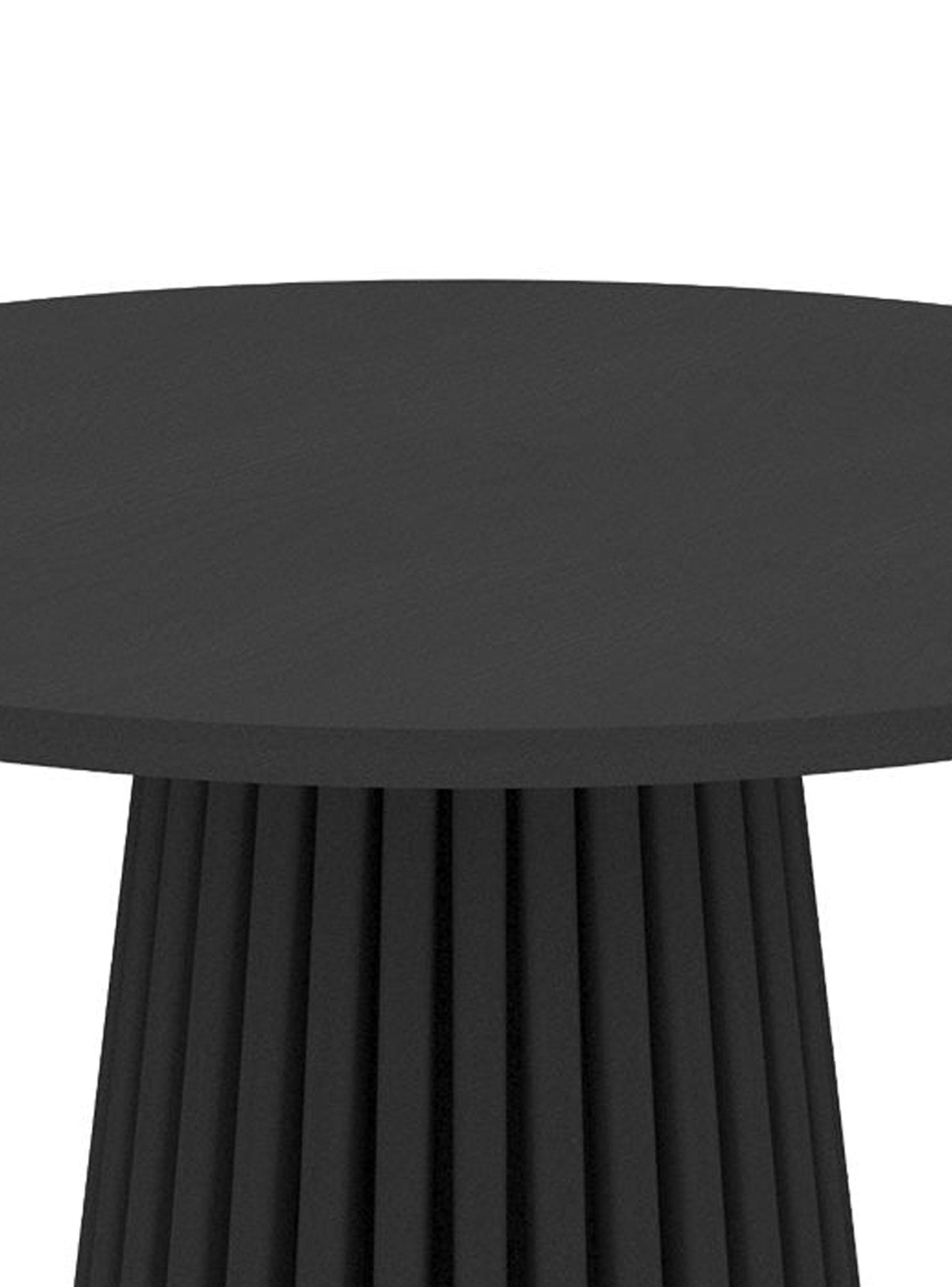 Mesa de comedor Palisade 4 Personas 80 cm Negro-2