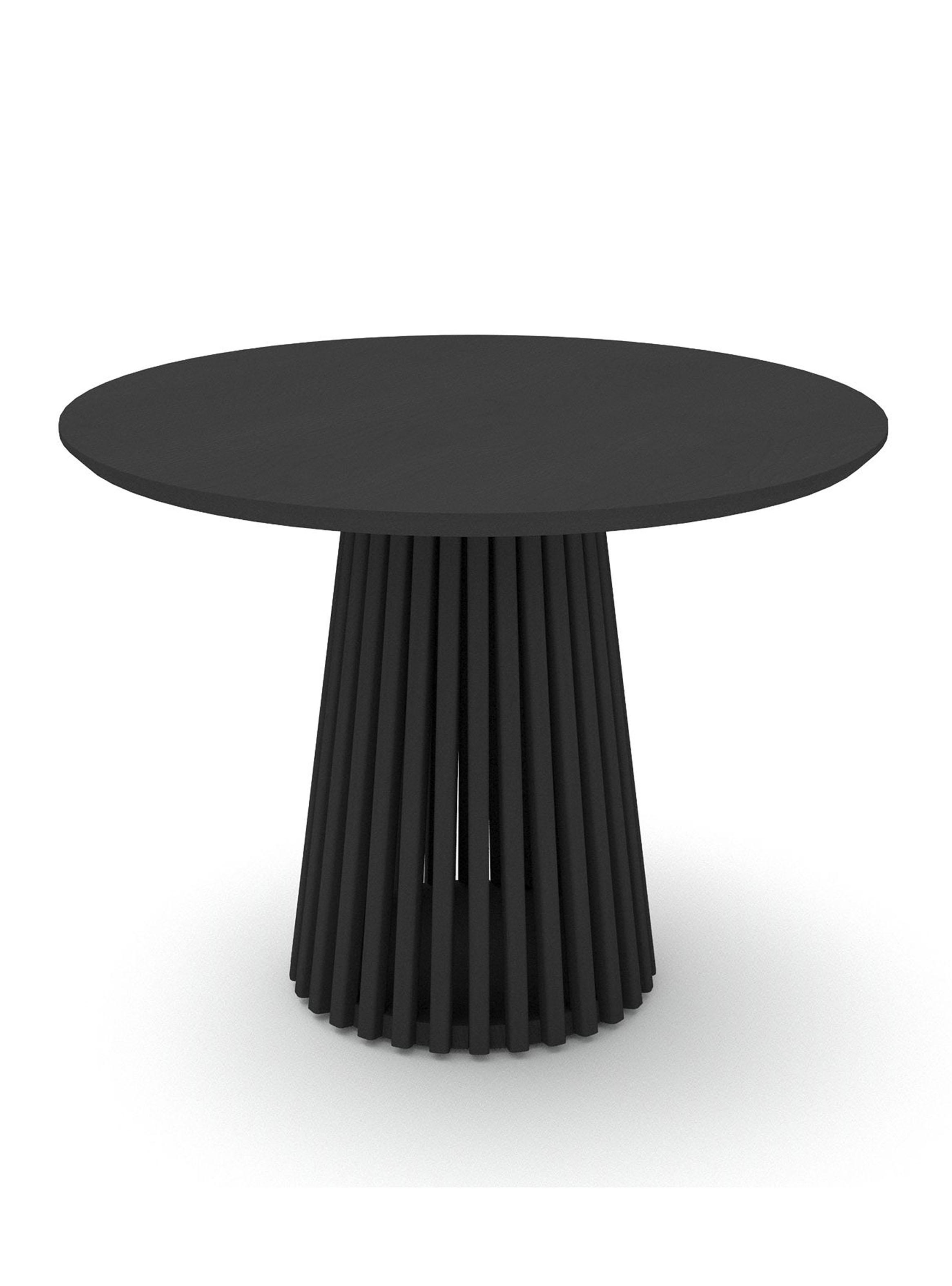 Mesa de comedor Palisade 6 Personas 90 cm Negro-0