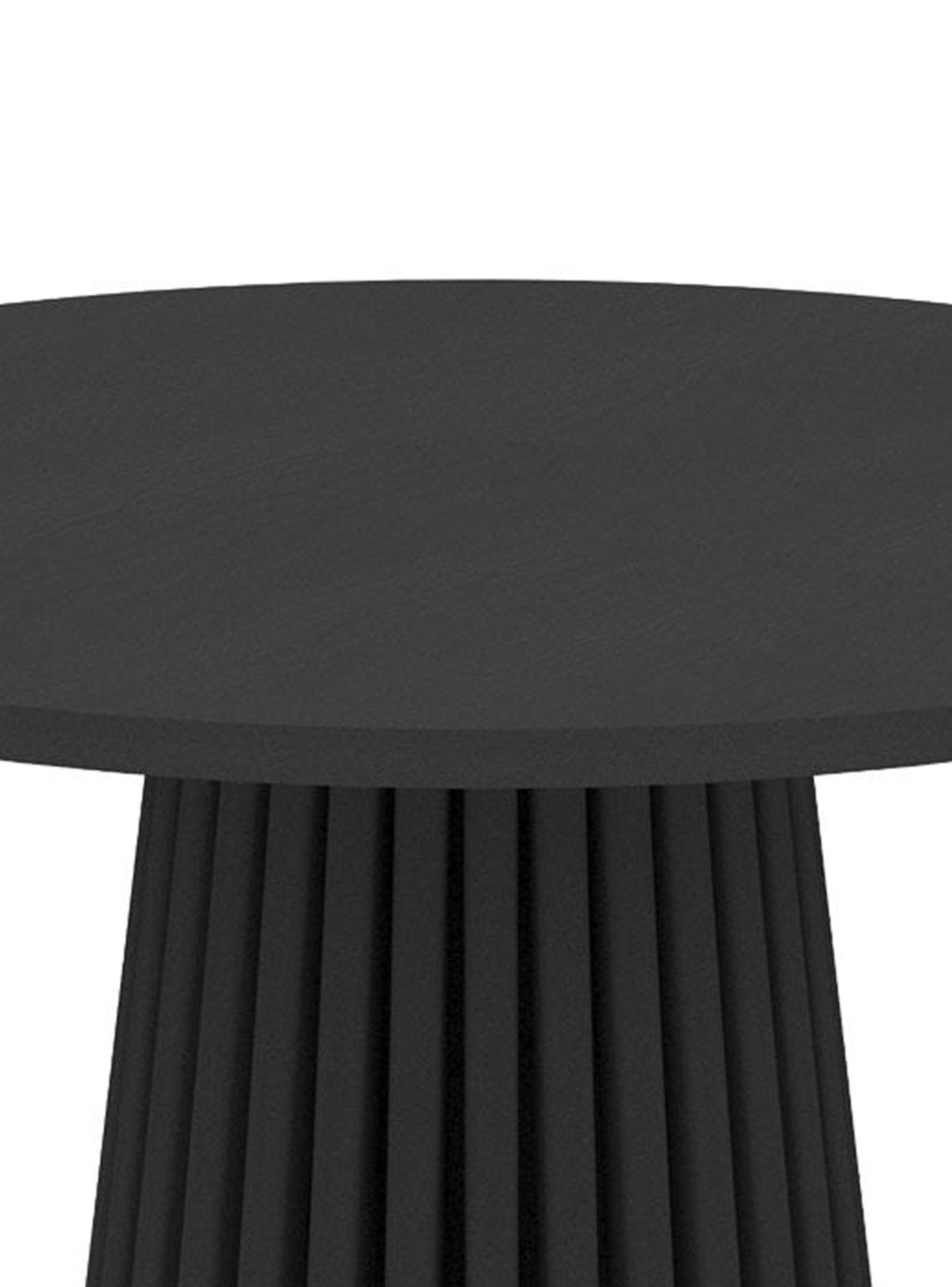 Mesa de comedor Palisade 6 Personas 100 cm Negro-2