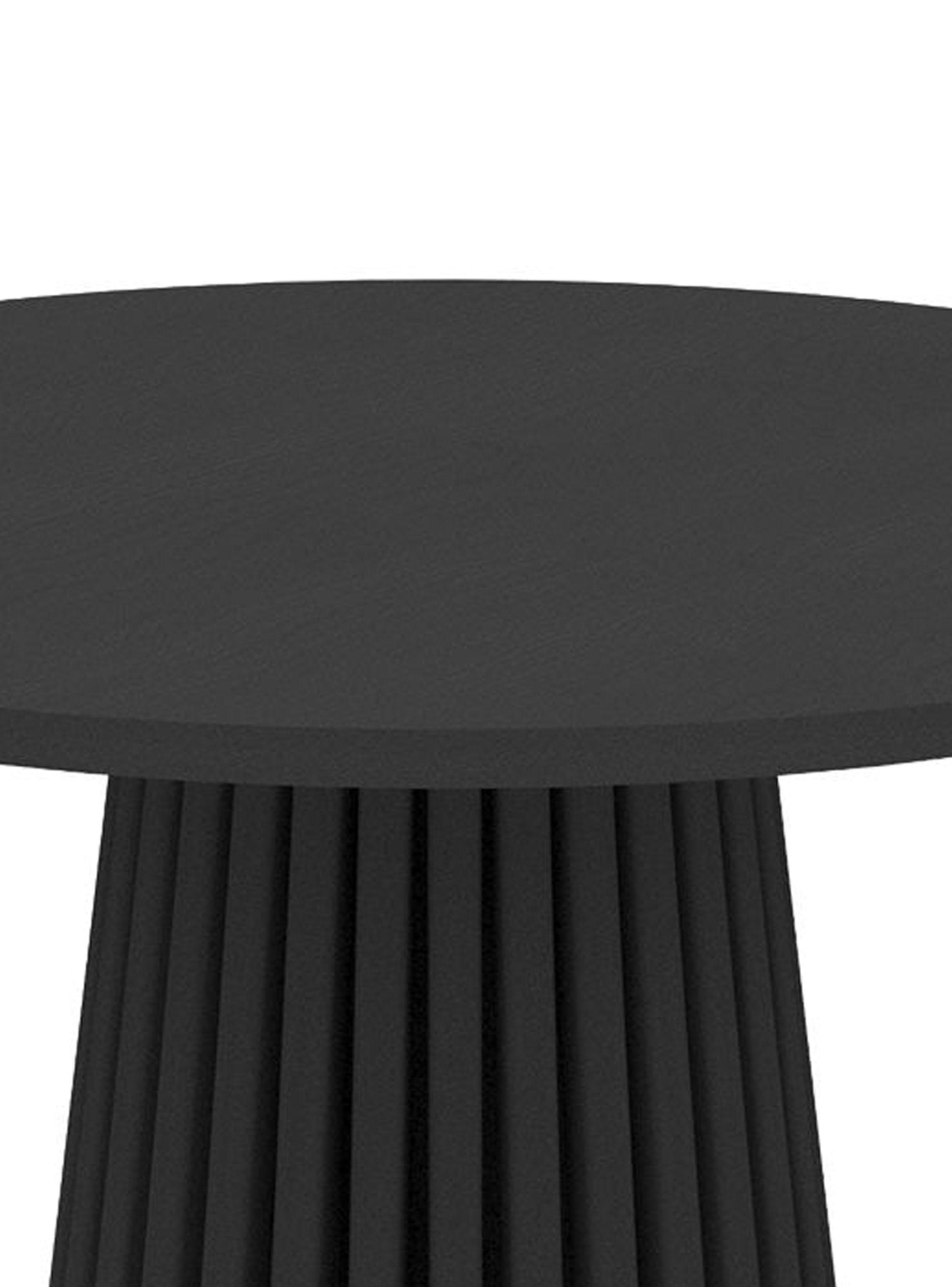 Mesa de comedor Palisade 6 Personas 110 cm Negro-2