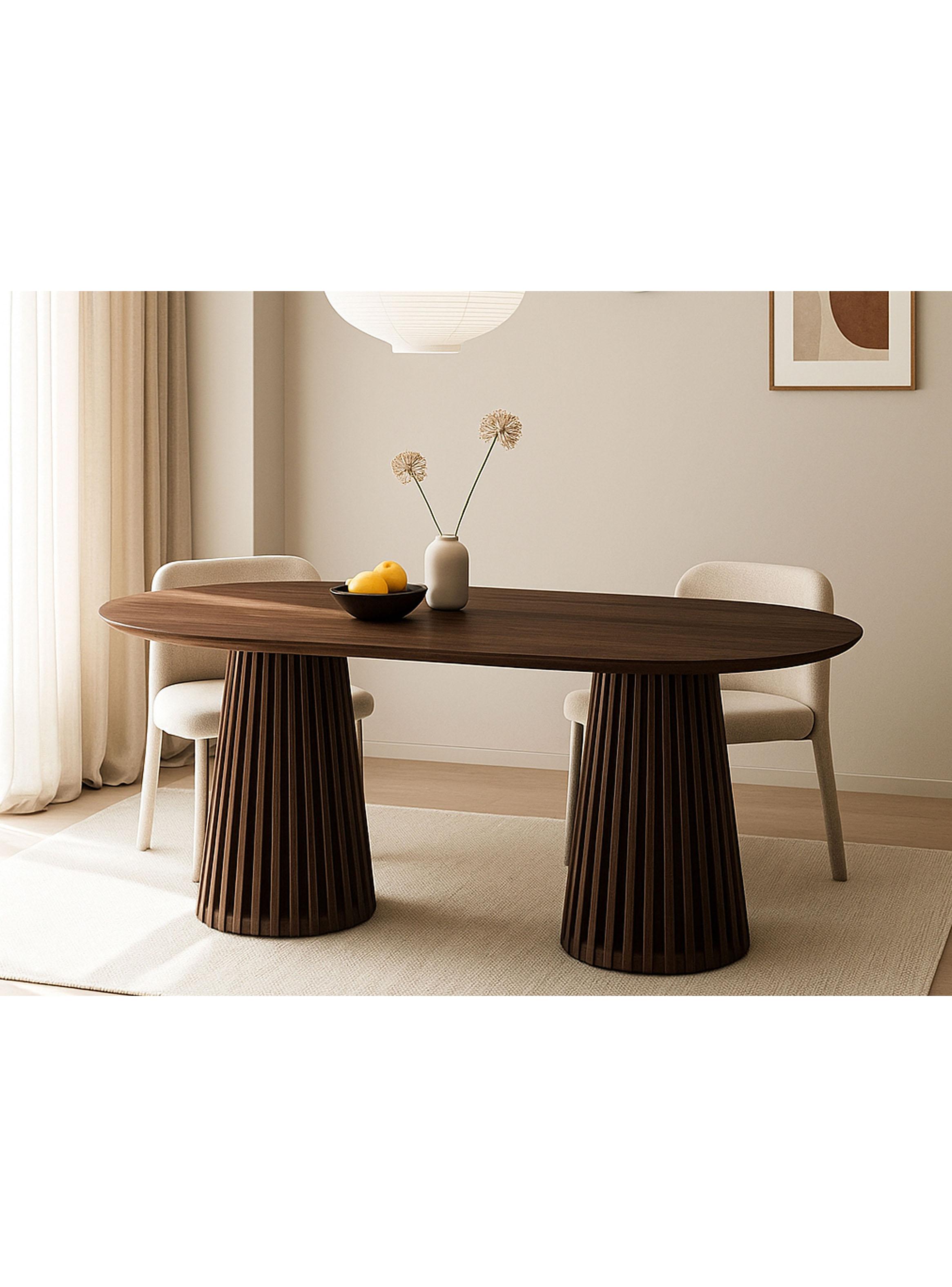 Mesa de Comedor Palisade 6 Personas Ovalada-2