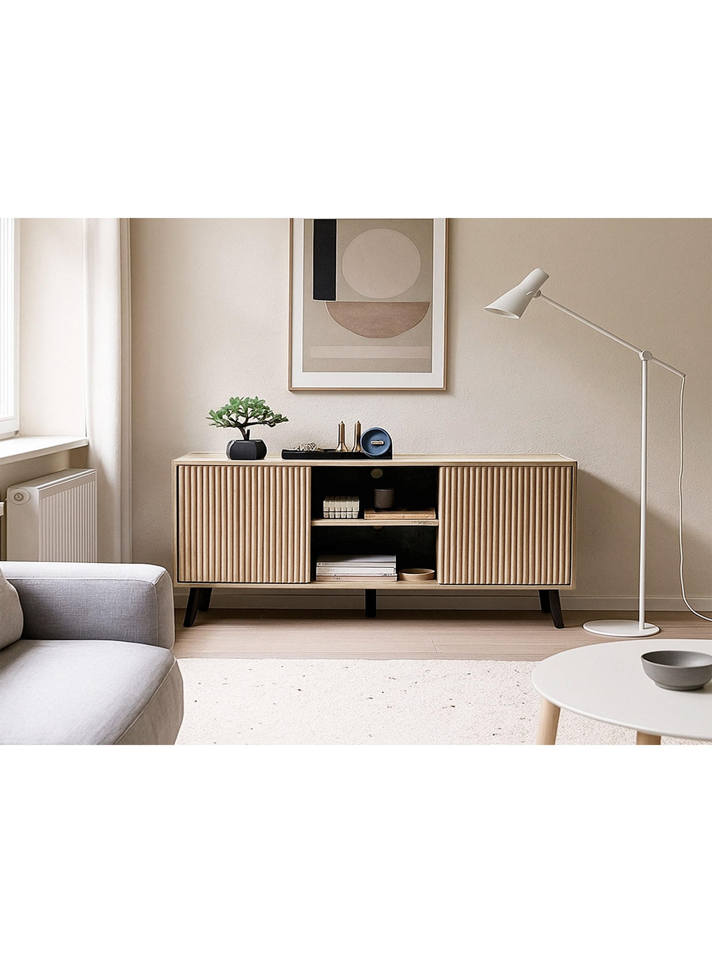 Rack TV 65¨ Alto Atacama Line Natural-4
