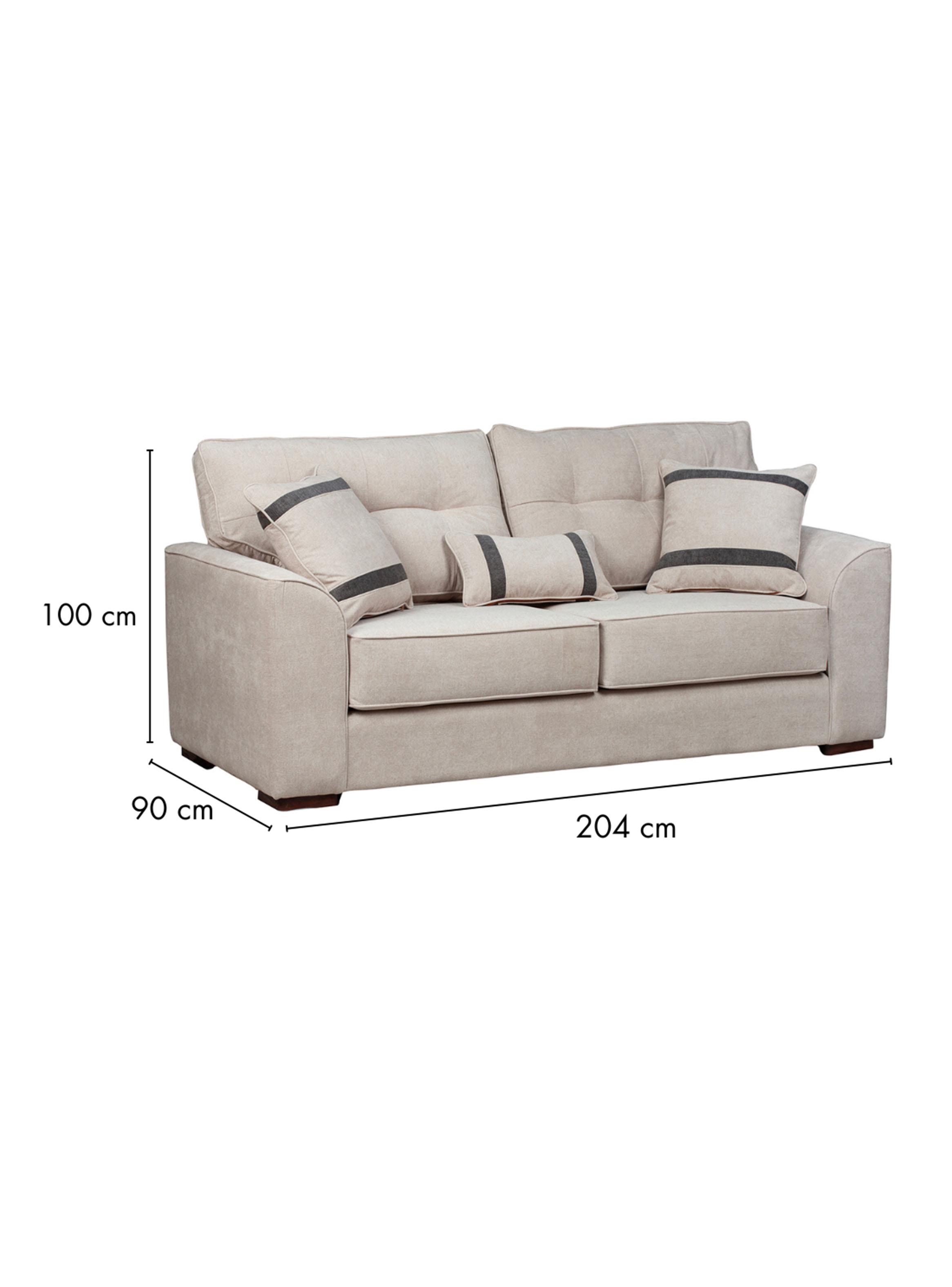 Sofá Monik 3 Cuerpos - Tela Lino Finesse-1