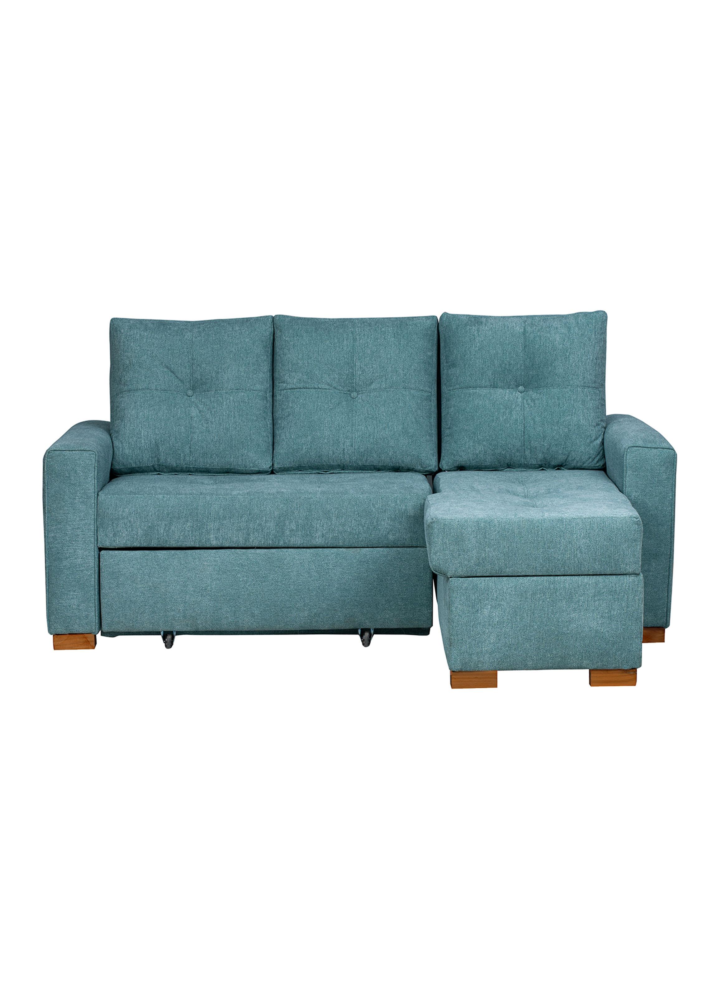 Sofá Cama Amelia Baúl Derecho - Tela Lino Finesse Gris Piedra-0