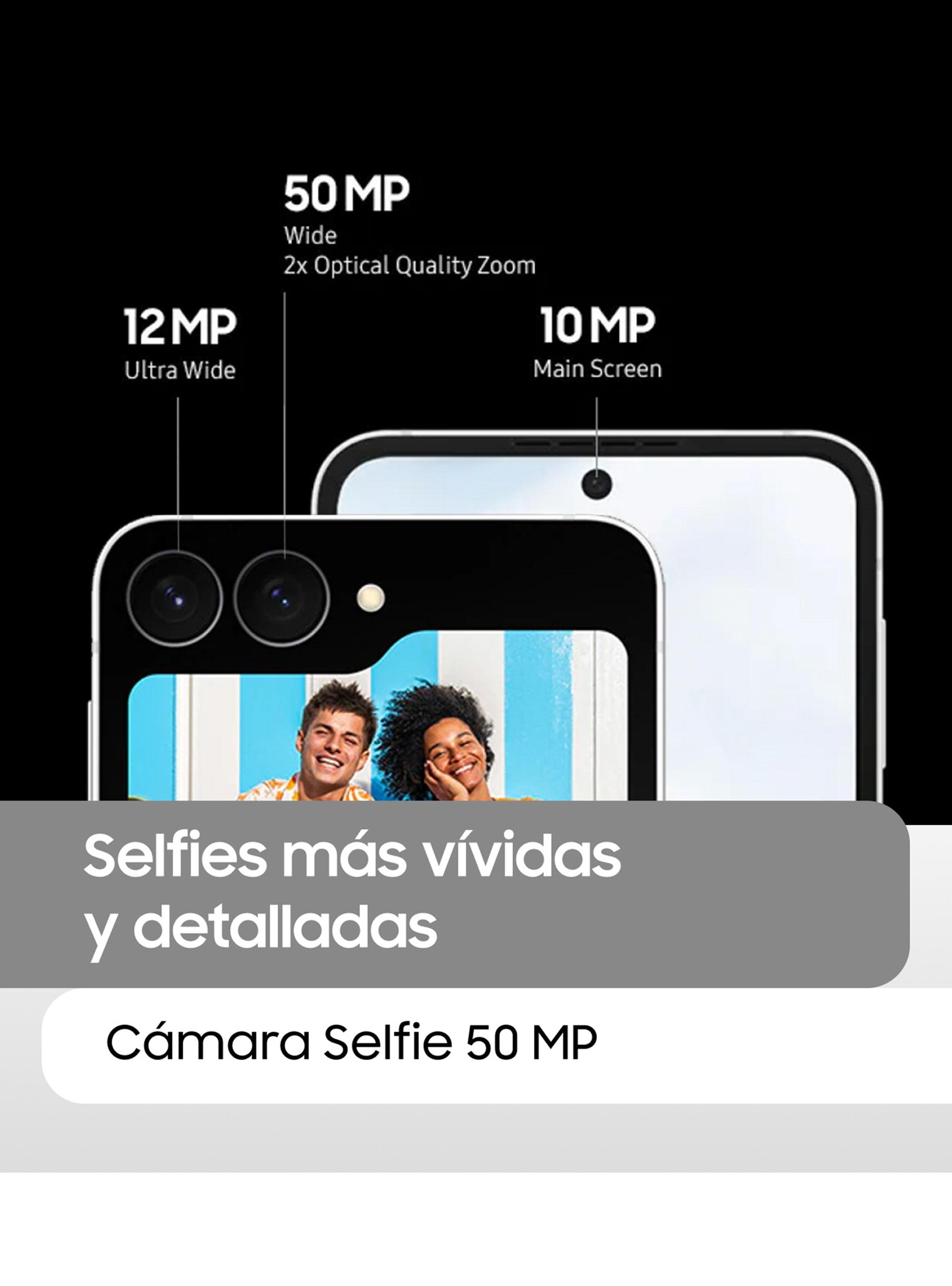 Smartphone Galaxy Z Flip7 FE 128GB Blanco-4