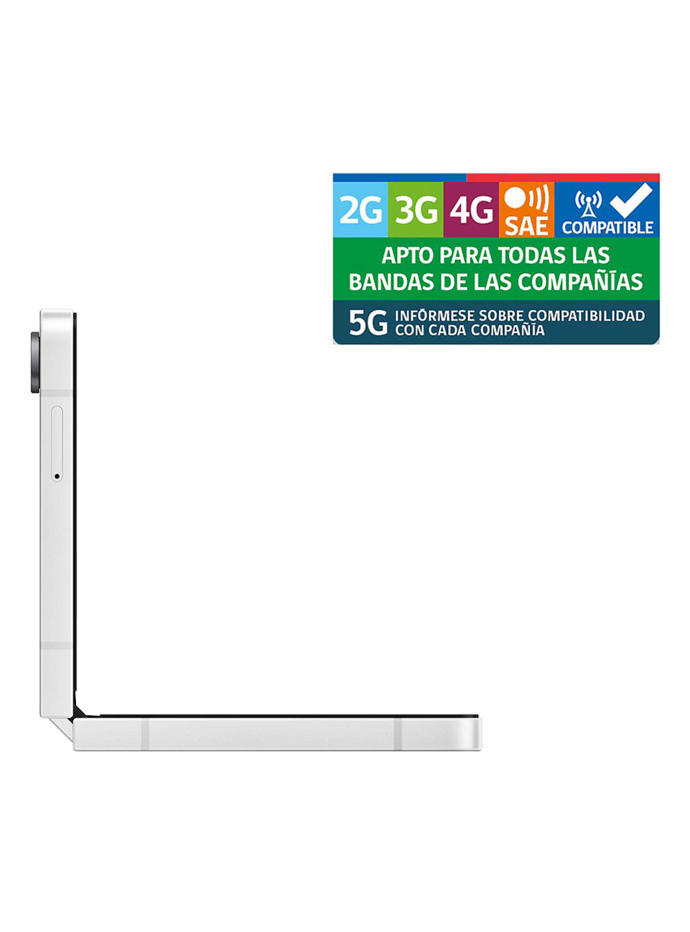 Smartphone Galaxy Z Flip7 FE 256GB 6.7' Blanco Liberado-2