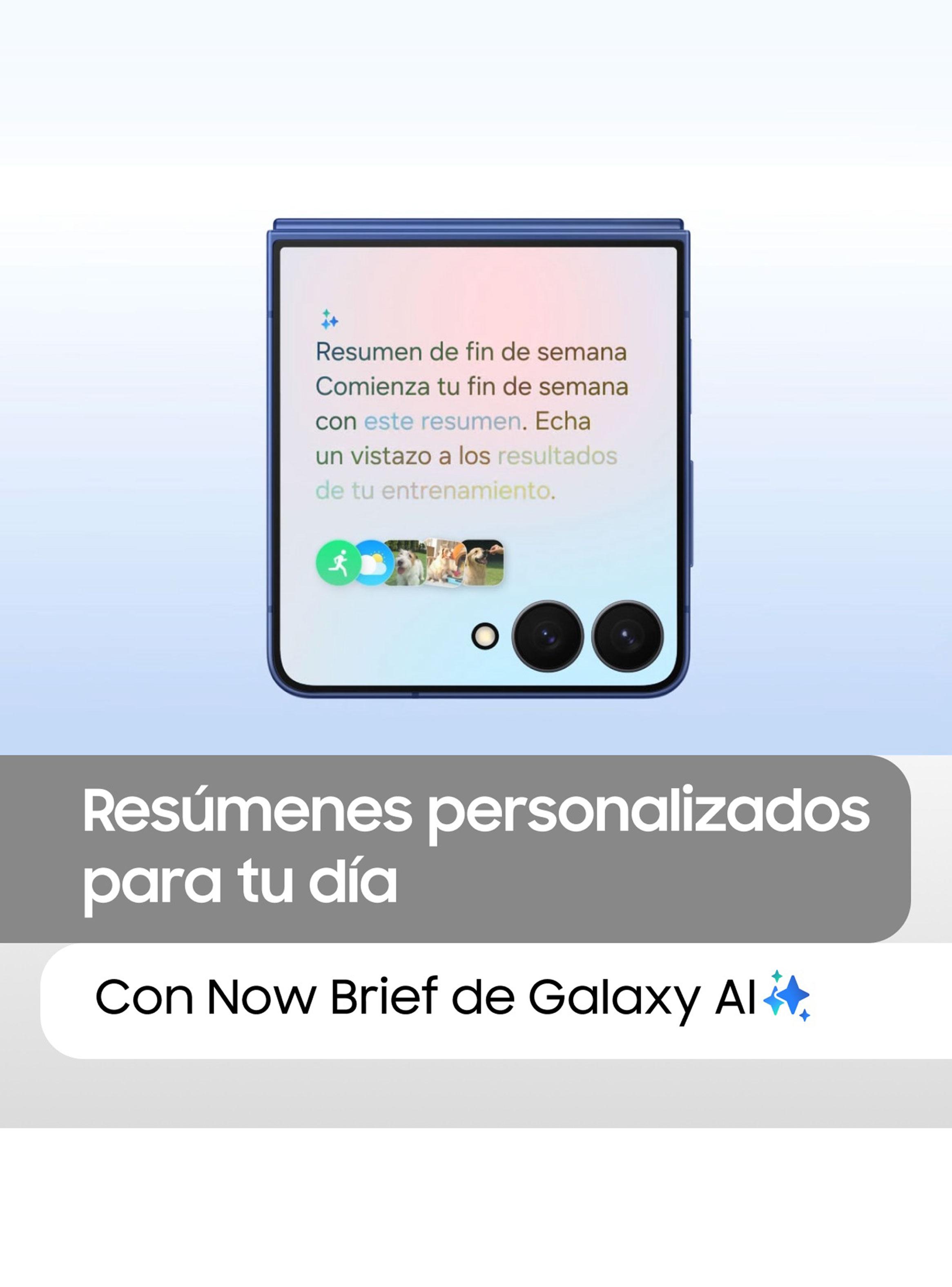 Smartphone Galaxy Z Flip7 512GB 6.9' Azul Liberado-5