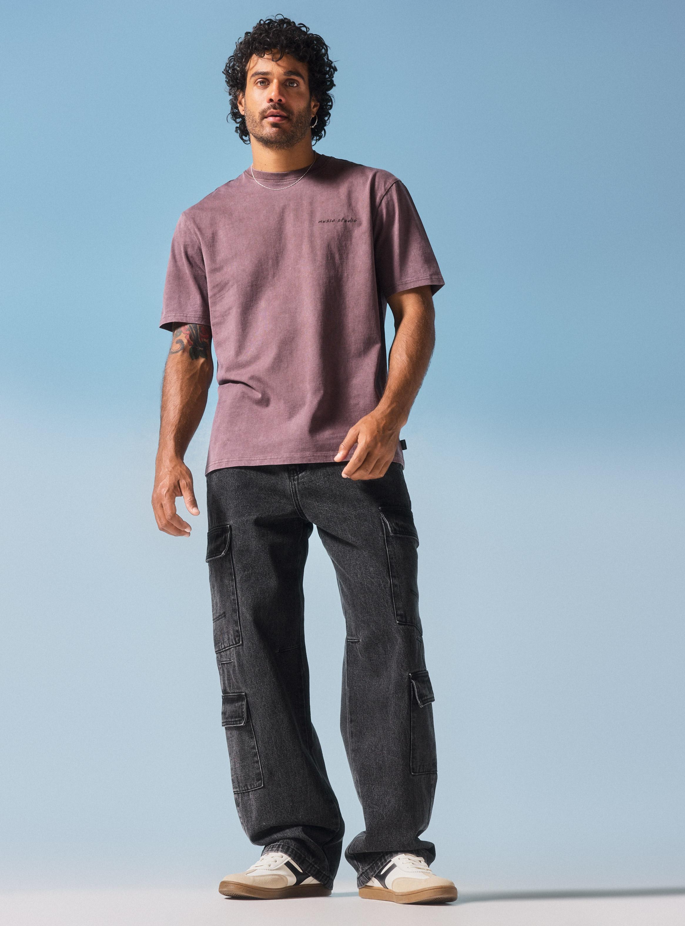 Jeans Cargo Relajado-4