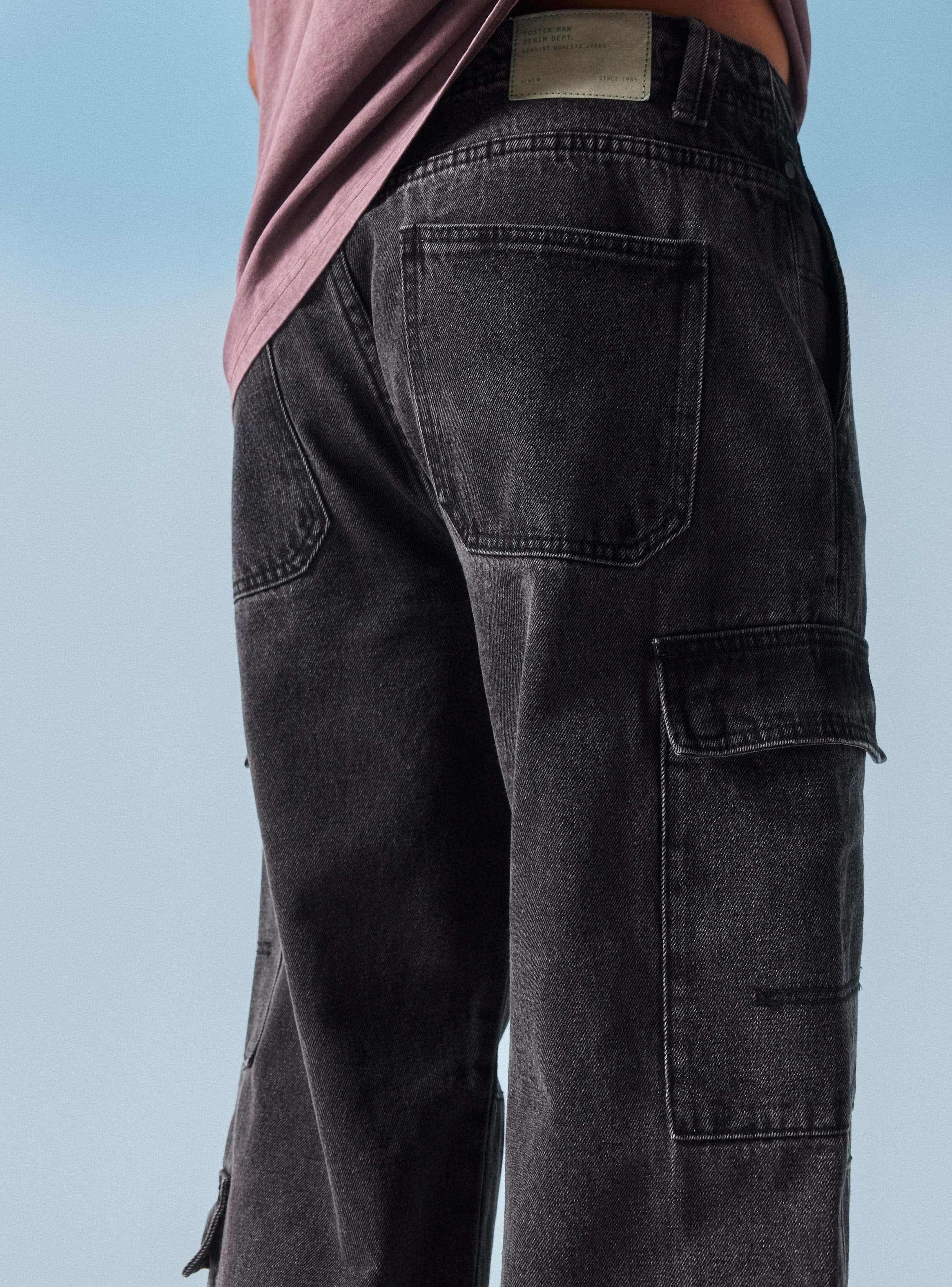 Jeans Cargo Relajado-3