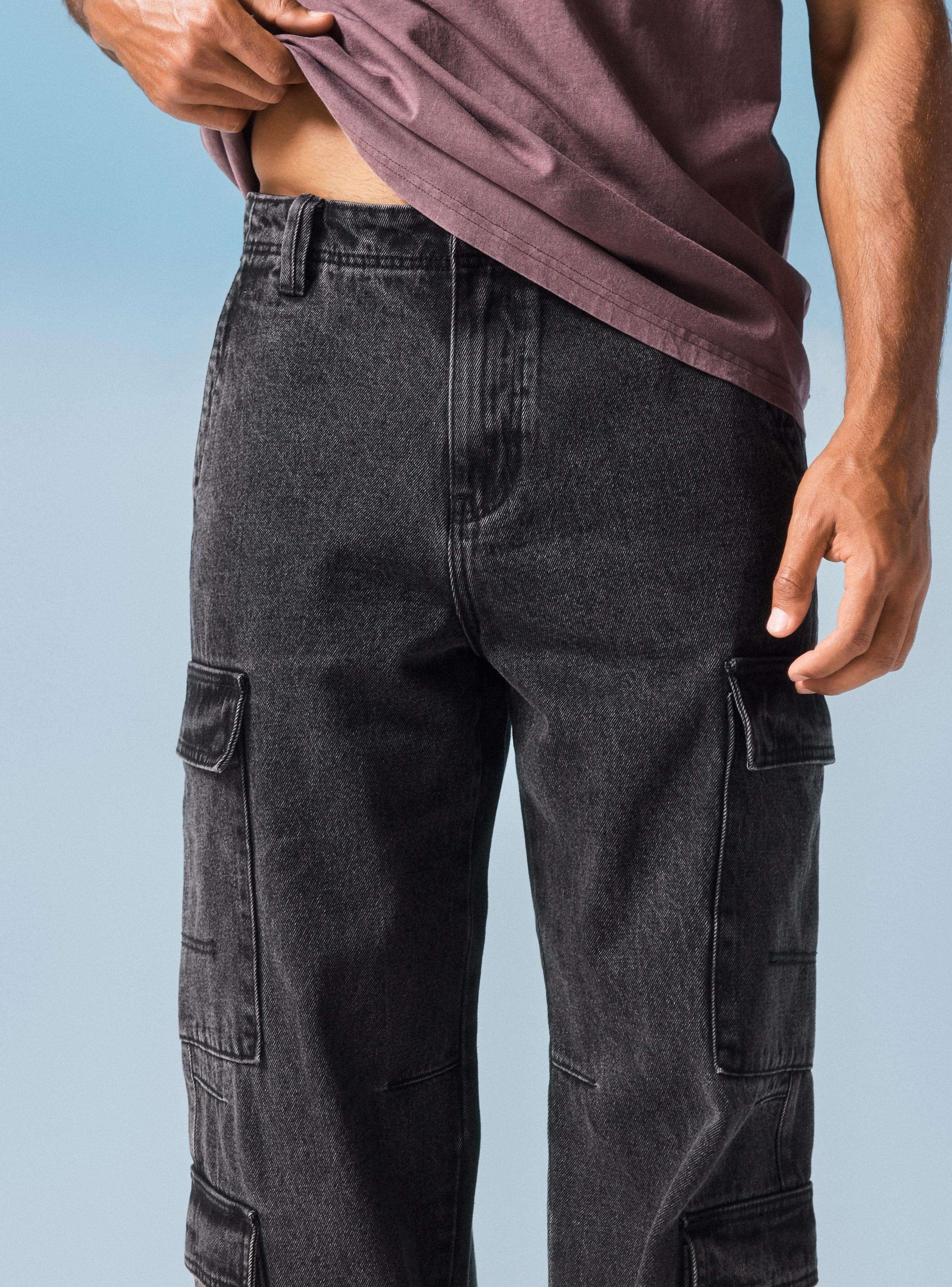 Jeans Cargo Relajado-2