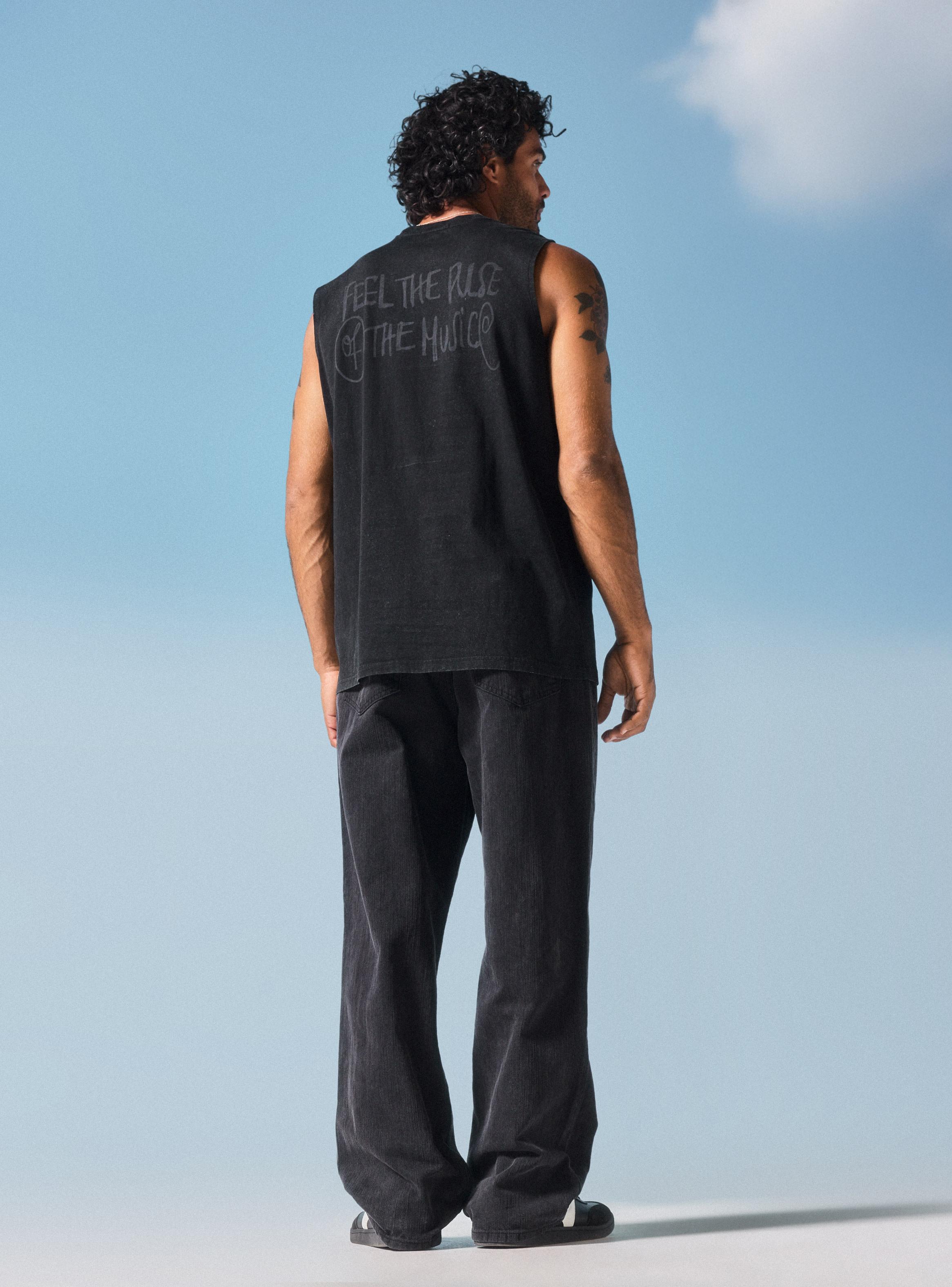 Polera Sin Mangas Estampada-5