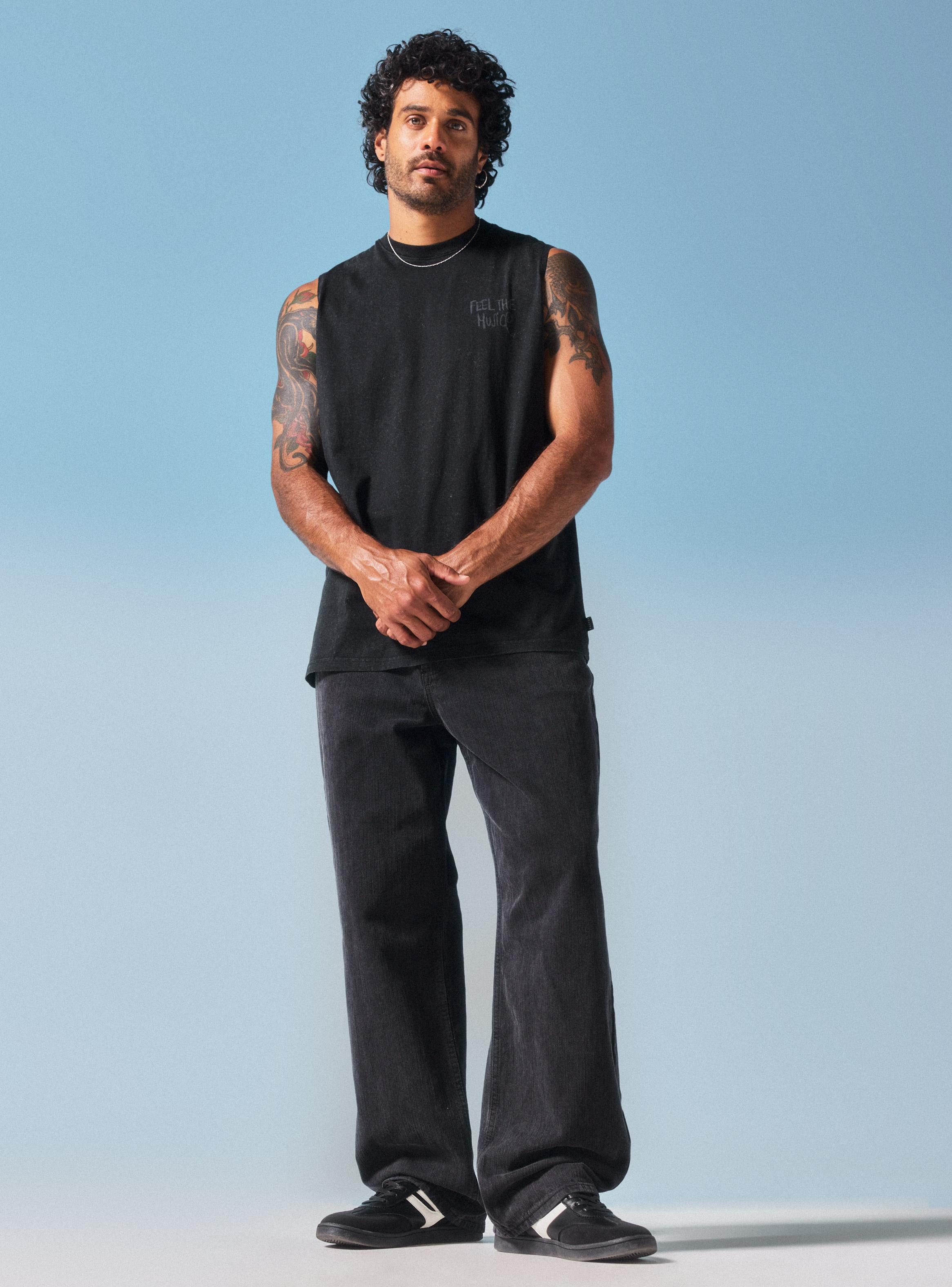 Polera Sin Mangas Estampada-4