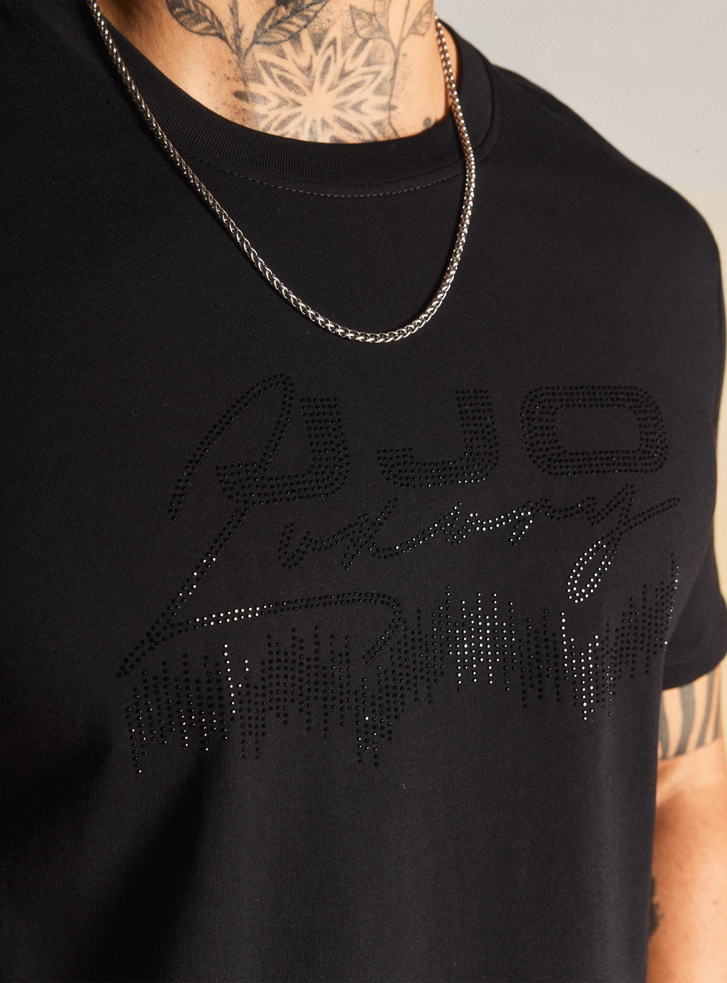 Polera Estampado Strass Frontal-2