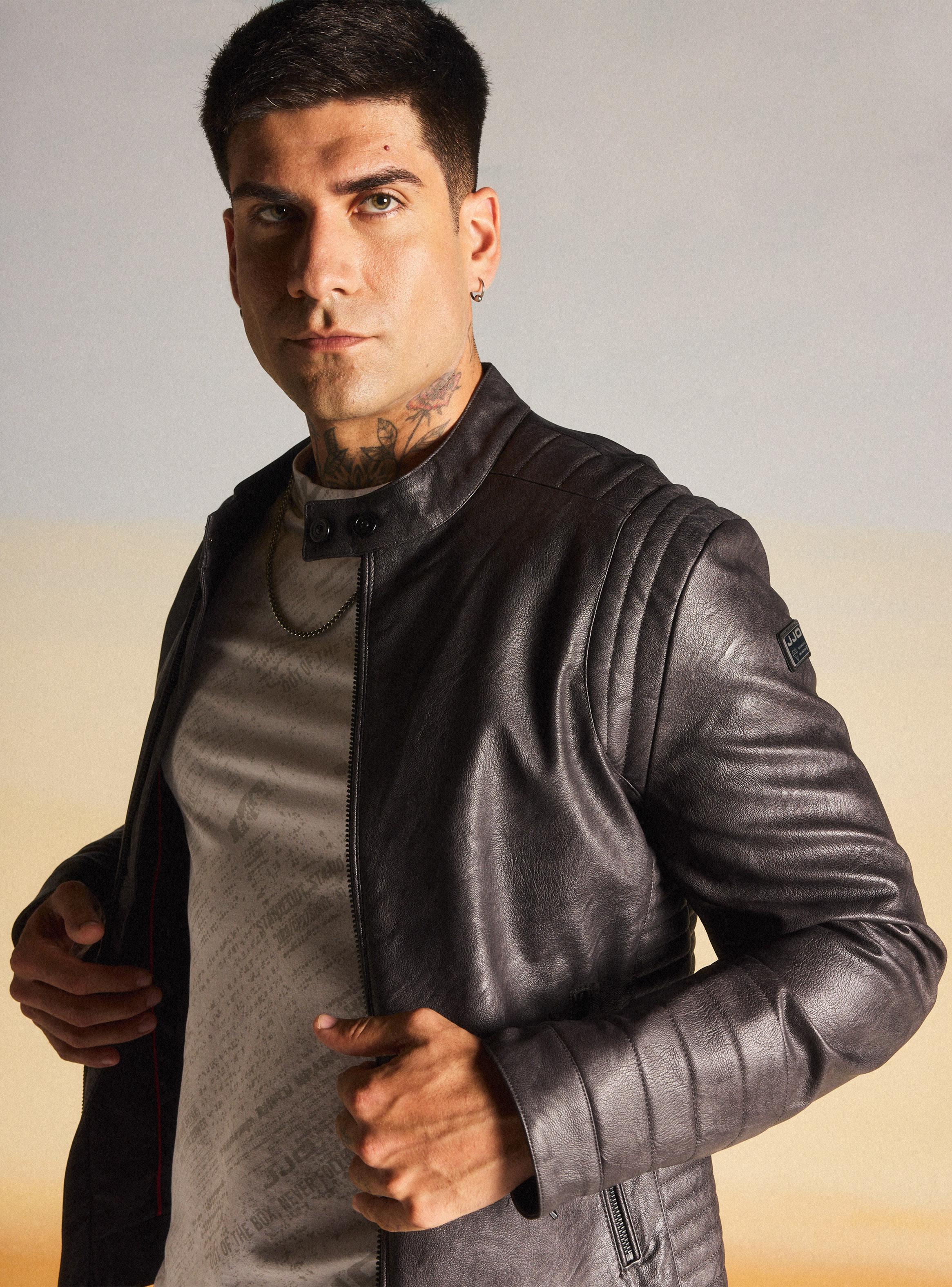 Chaqueta Biker Acolchada-2