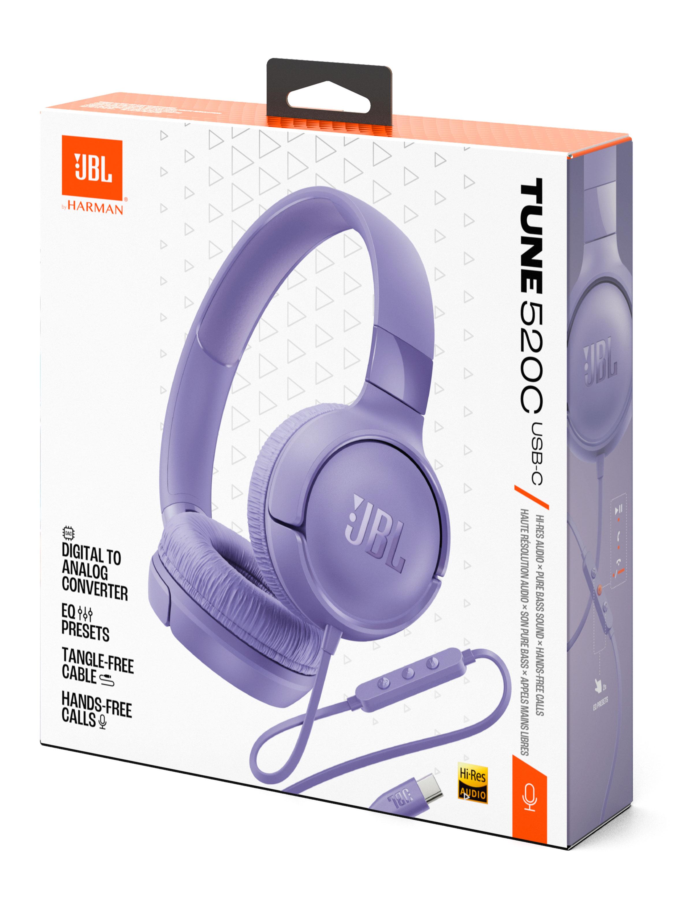 Audífonos USB-C T520C Morado-6