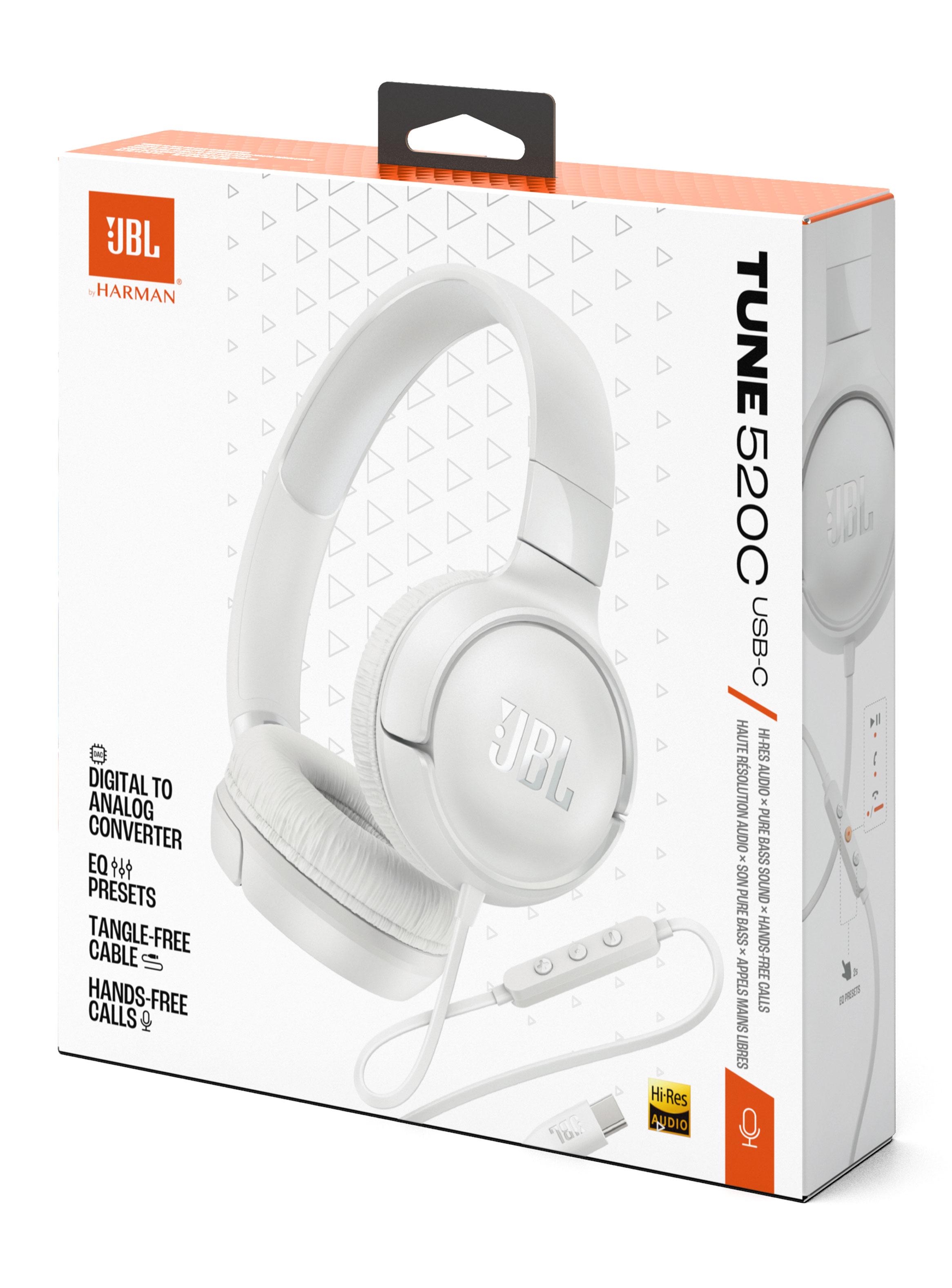 Audífonos USB-C T520C Blanco-6