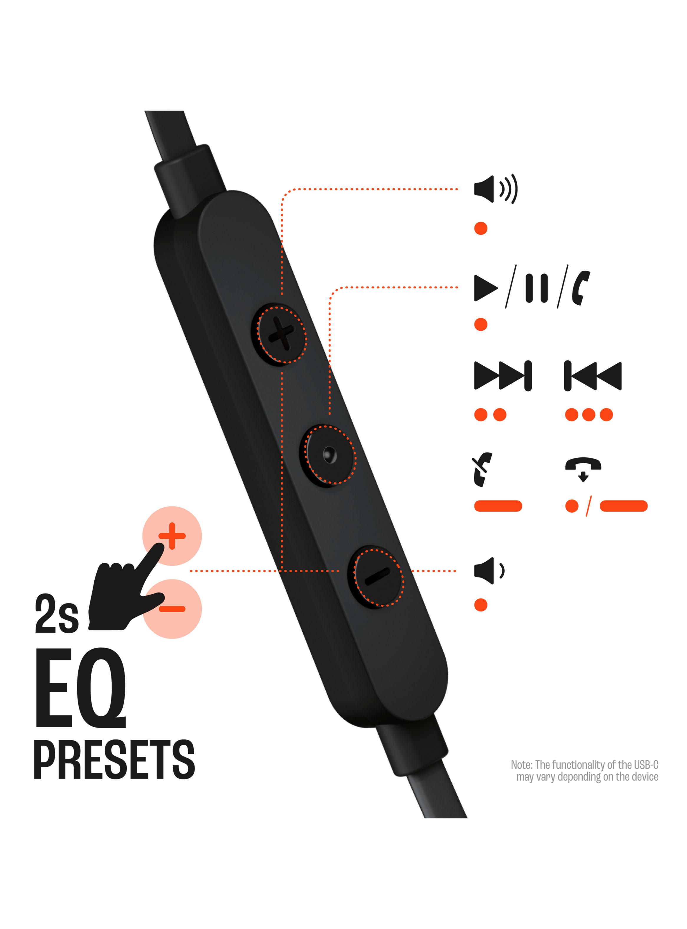 Audífonos USB-C T310C Negro-5