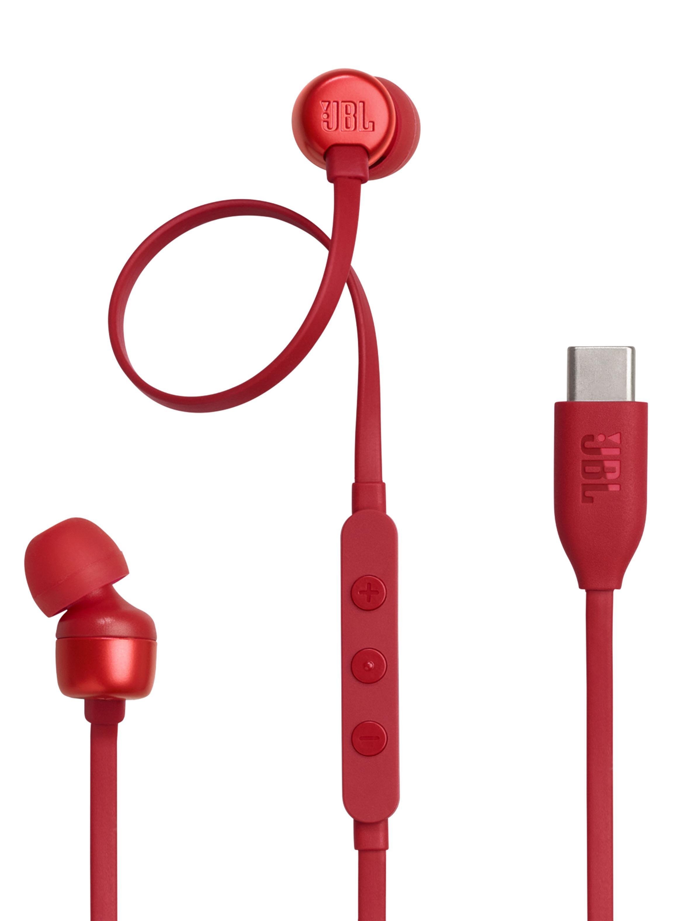 Audífonos USB-C T310C Rojo-2