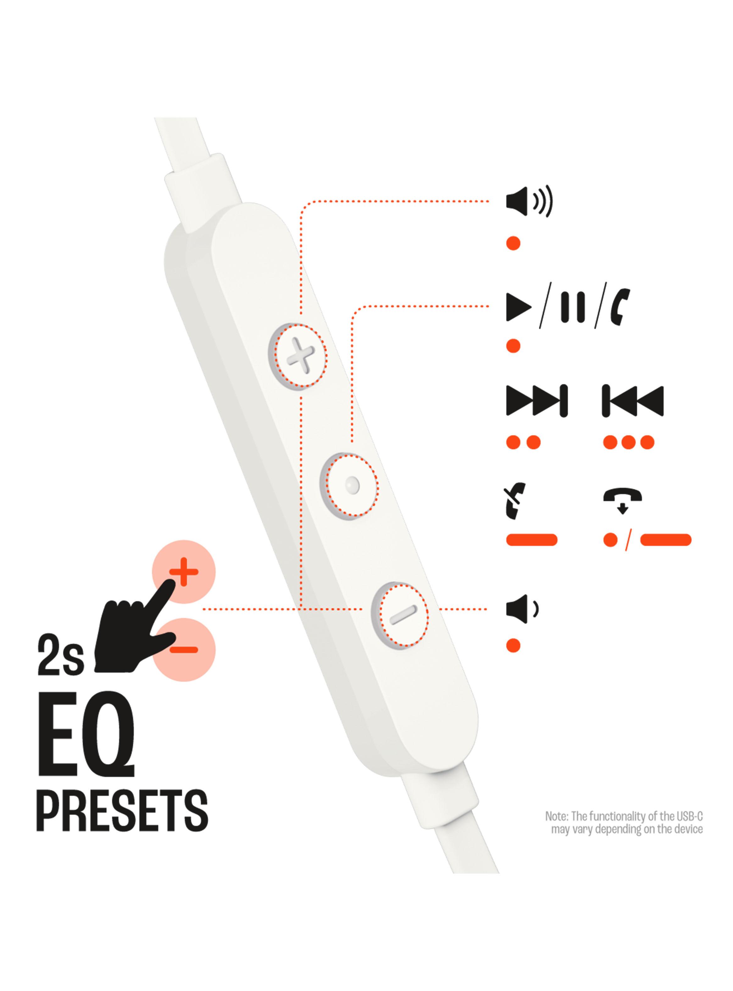 Audífonos USB-C T310C Blanco-4
