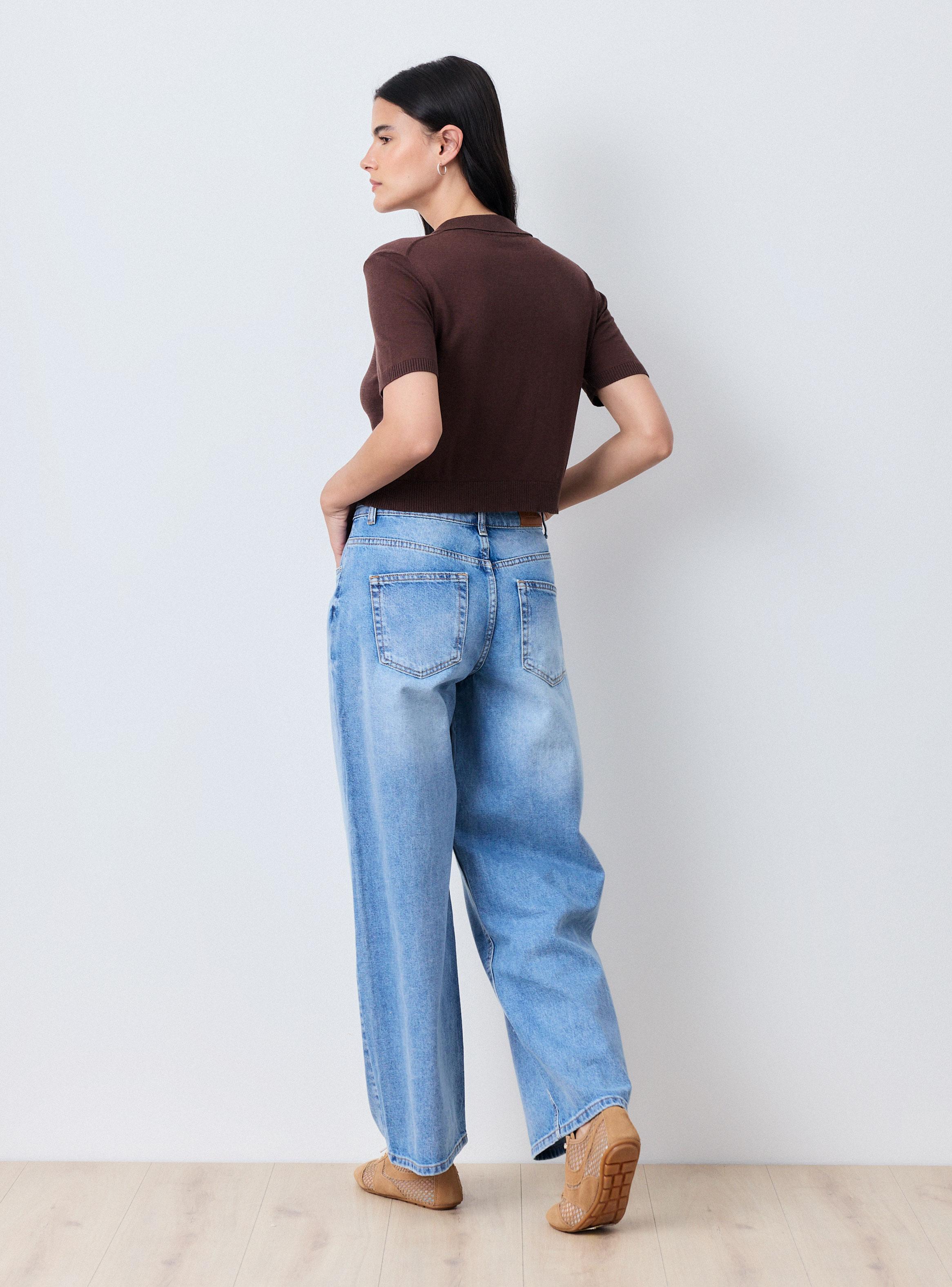 Chaleco Cuello Polo Manga Corta Abotonado-5