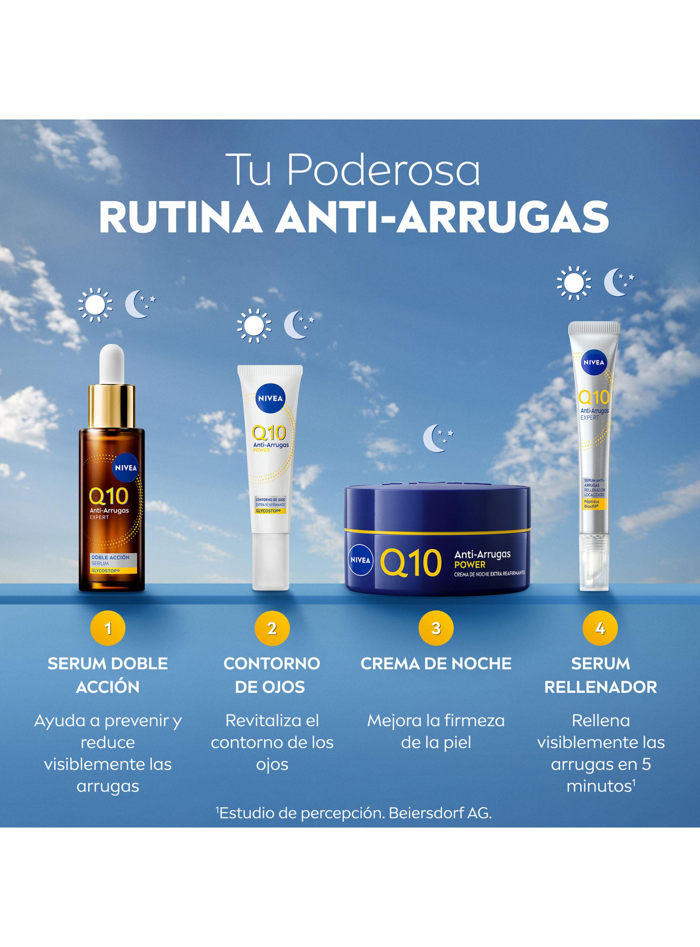 Crema Nivea Facial Antiarrugas Noche Q10 Power 50 ml-5