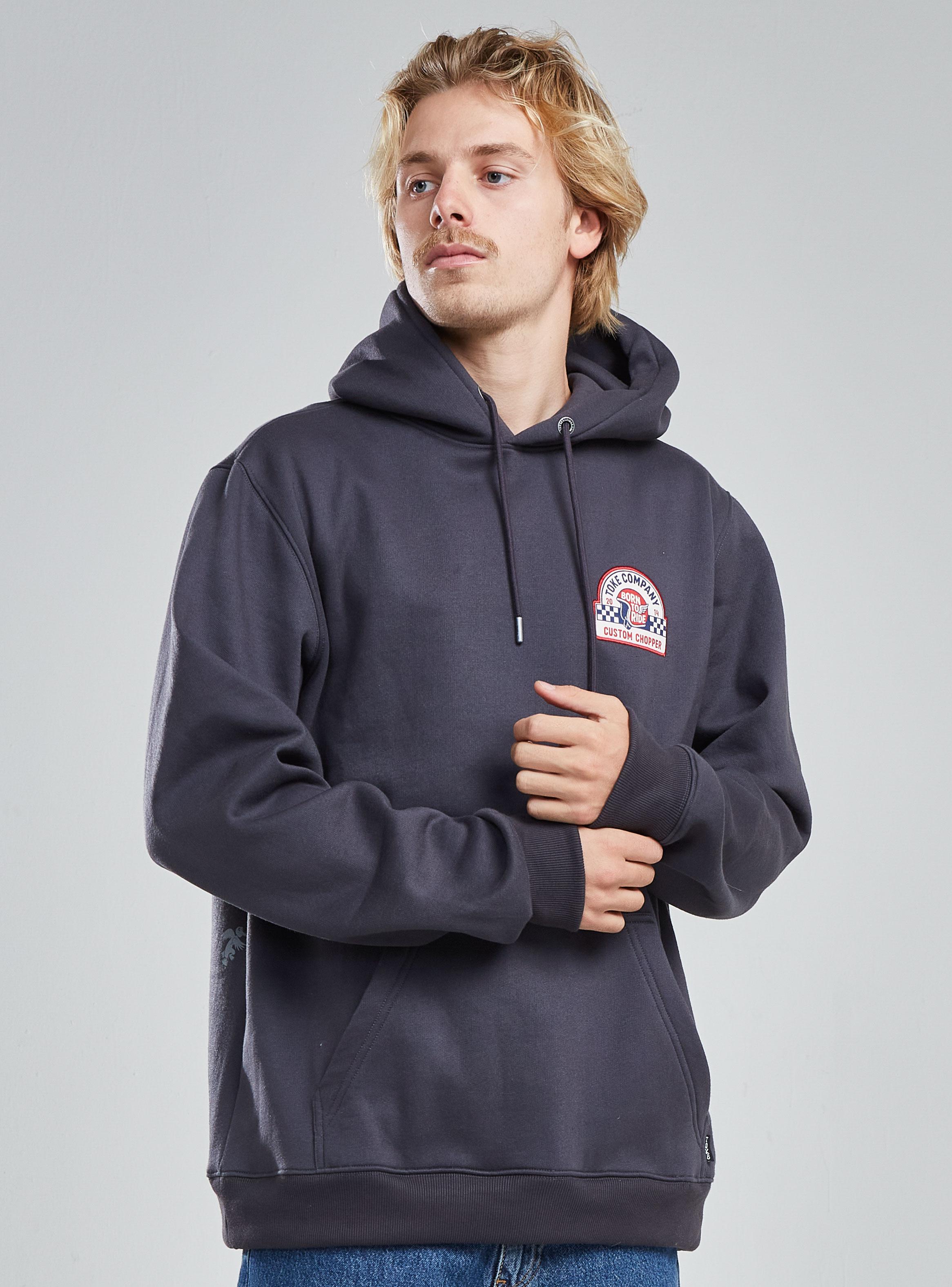 Polerón Hoodie Custom Logo Parche-3