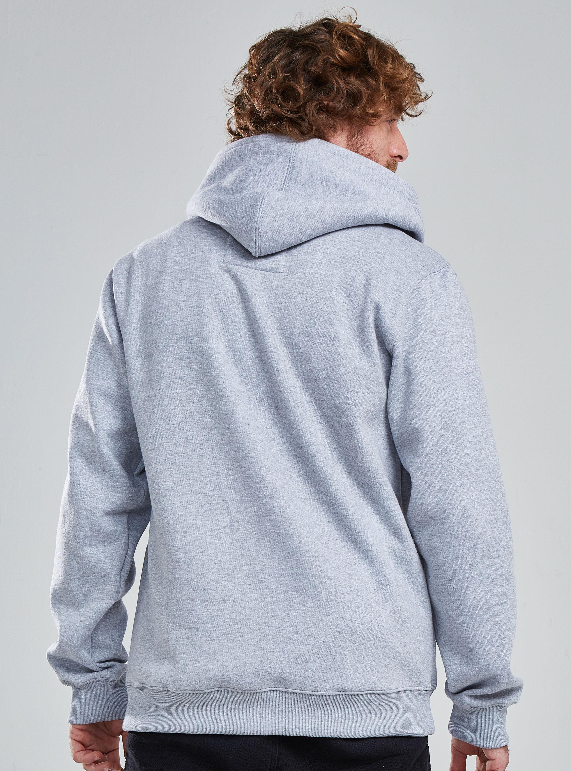 Polerón Full Zipper con Capucha Logo Parche-2