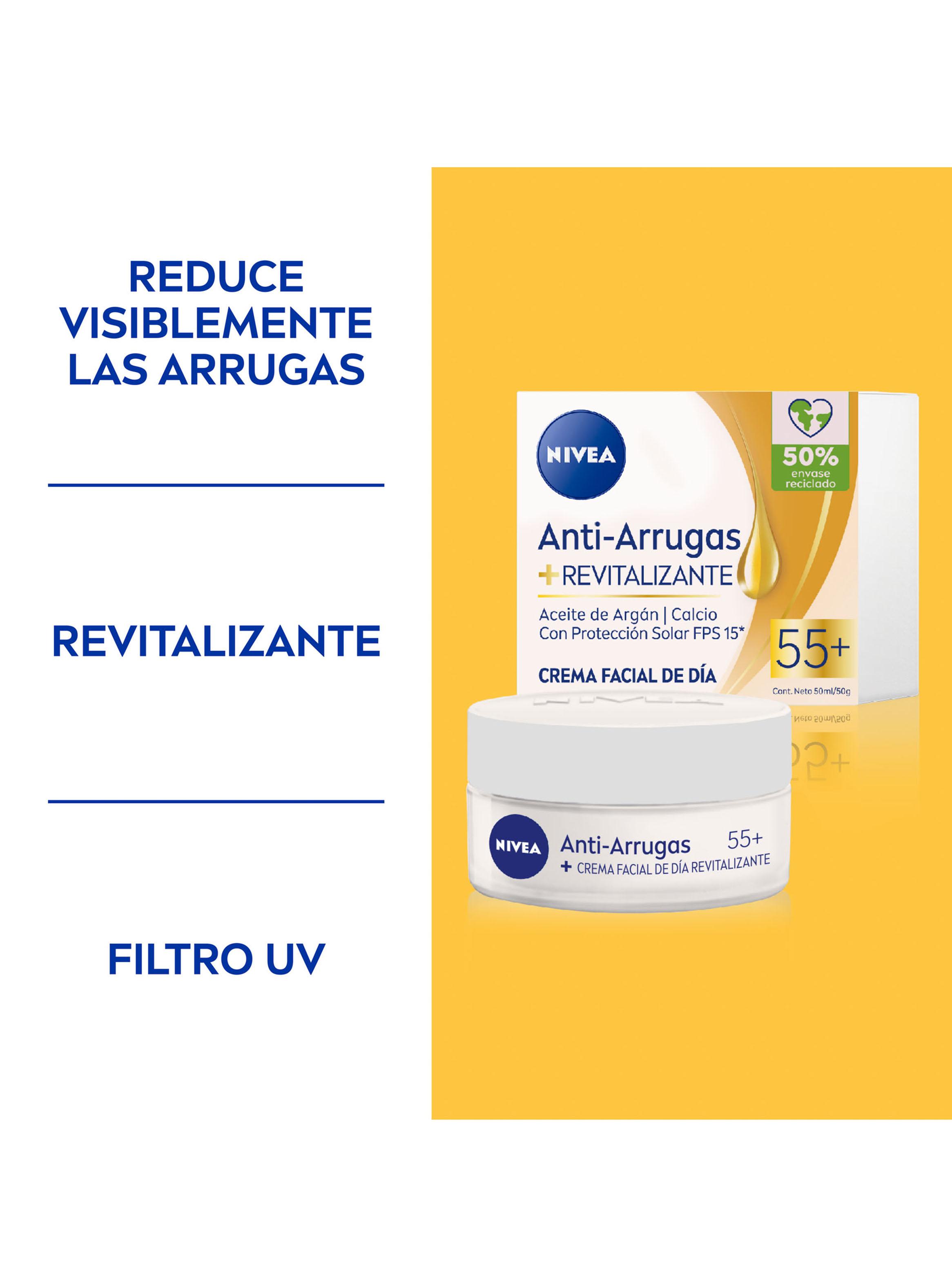 Crema Facial Antiarrugas +55 Día 50ml-3