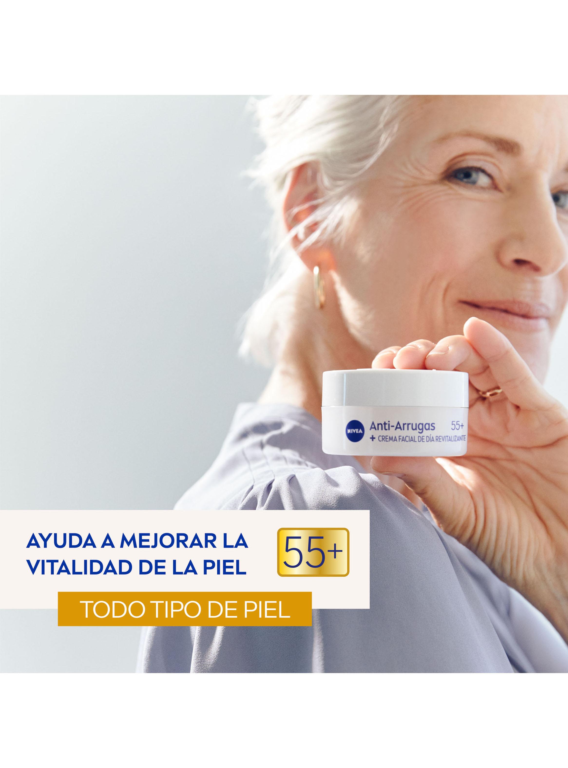 Crema Facial Antiarrugas +55 Día 50ml-4