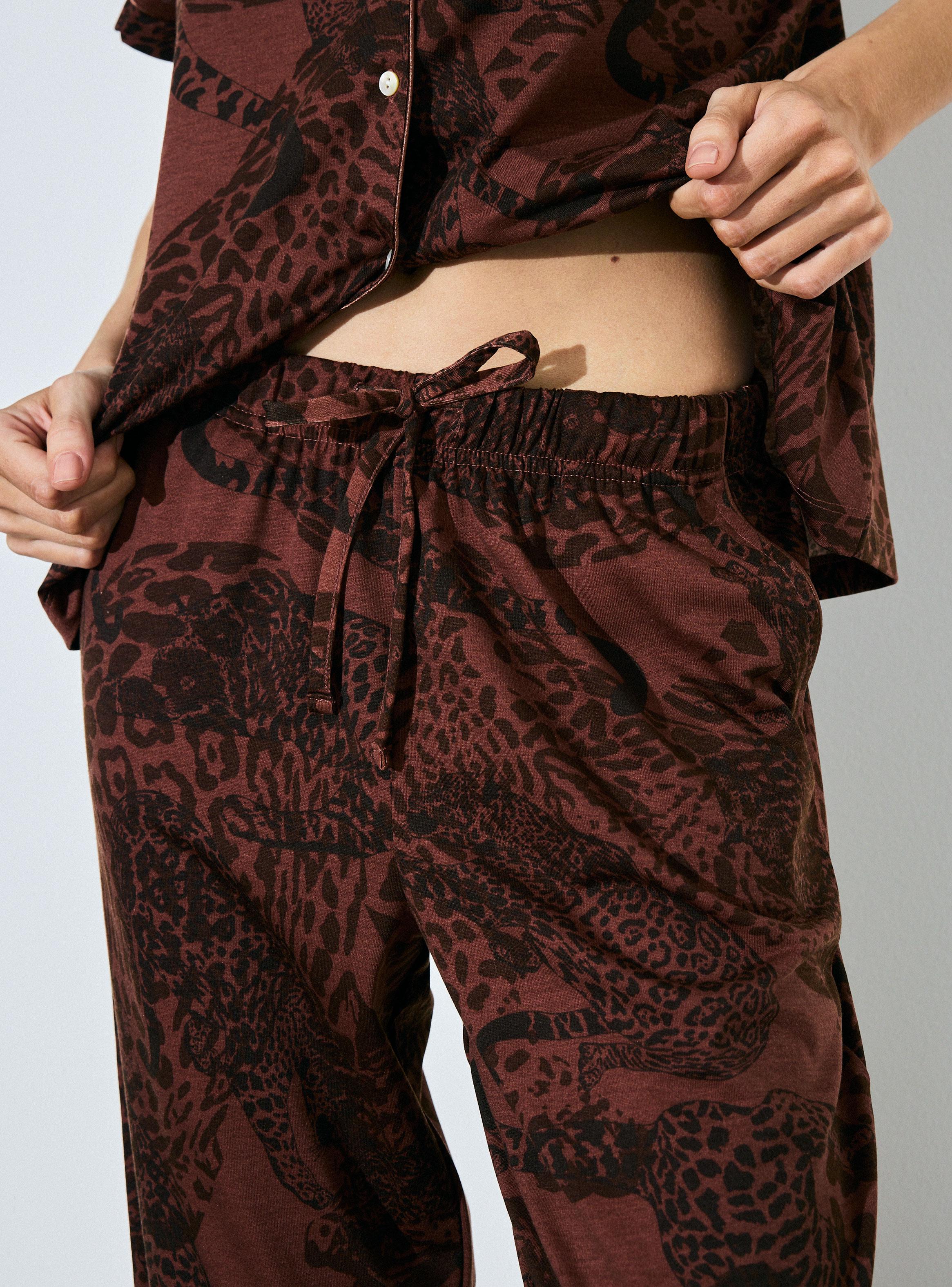 Pijama Camisero Estampado-3