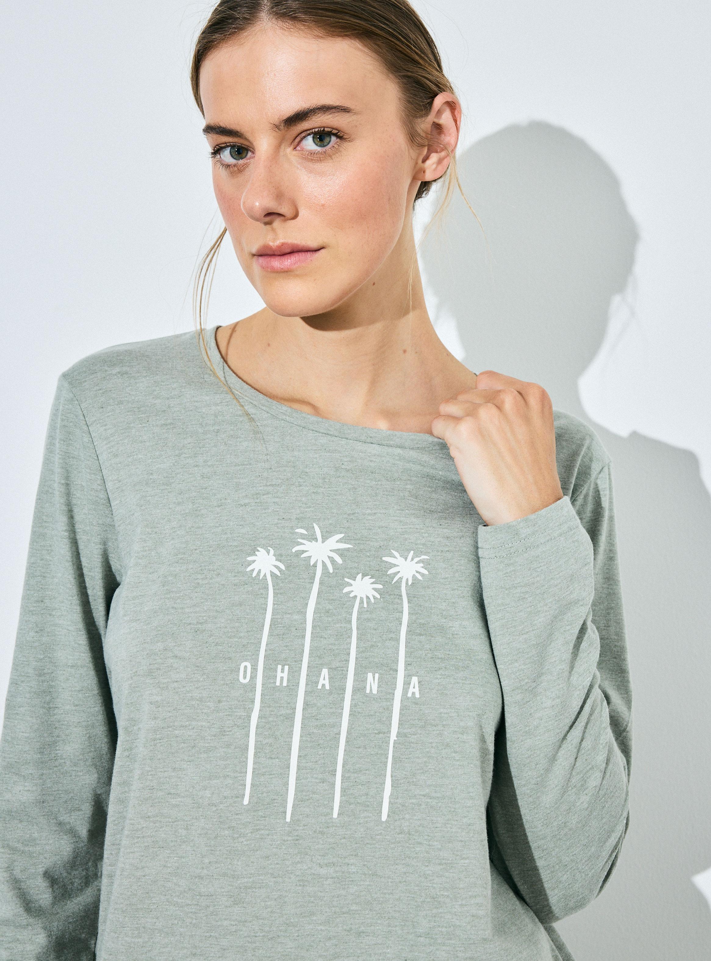 Pijama Polera Lisa Estampada-2