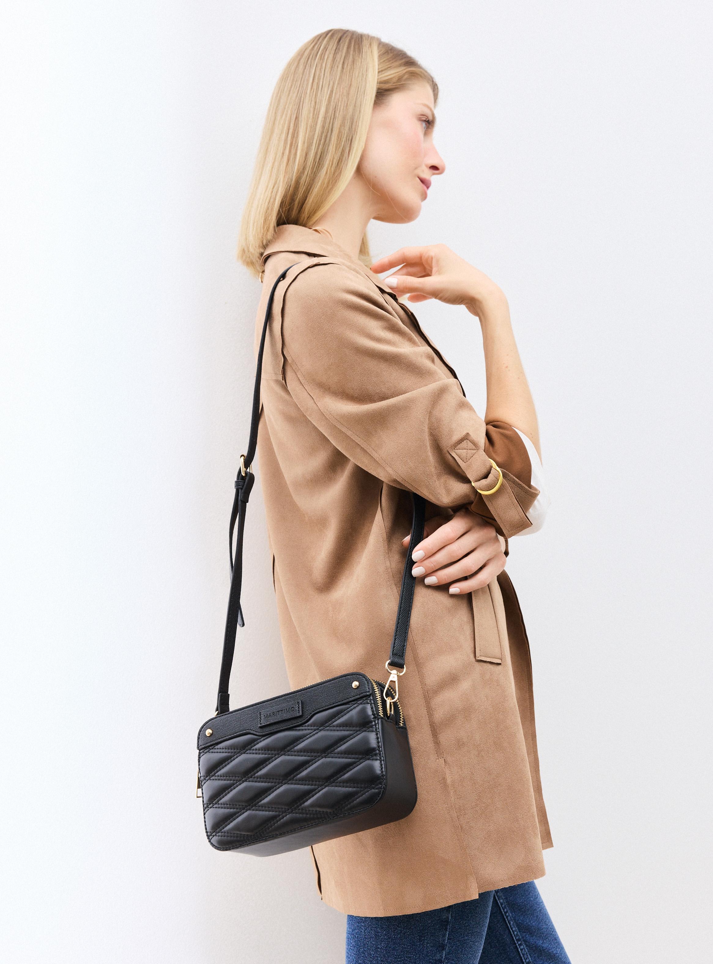 Cartera Crossbody con Diseño Quilt-5